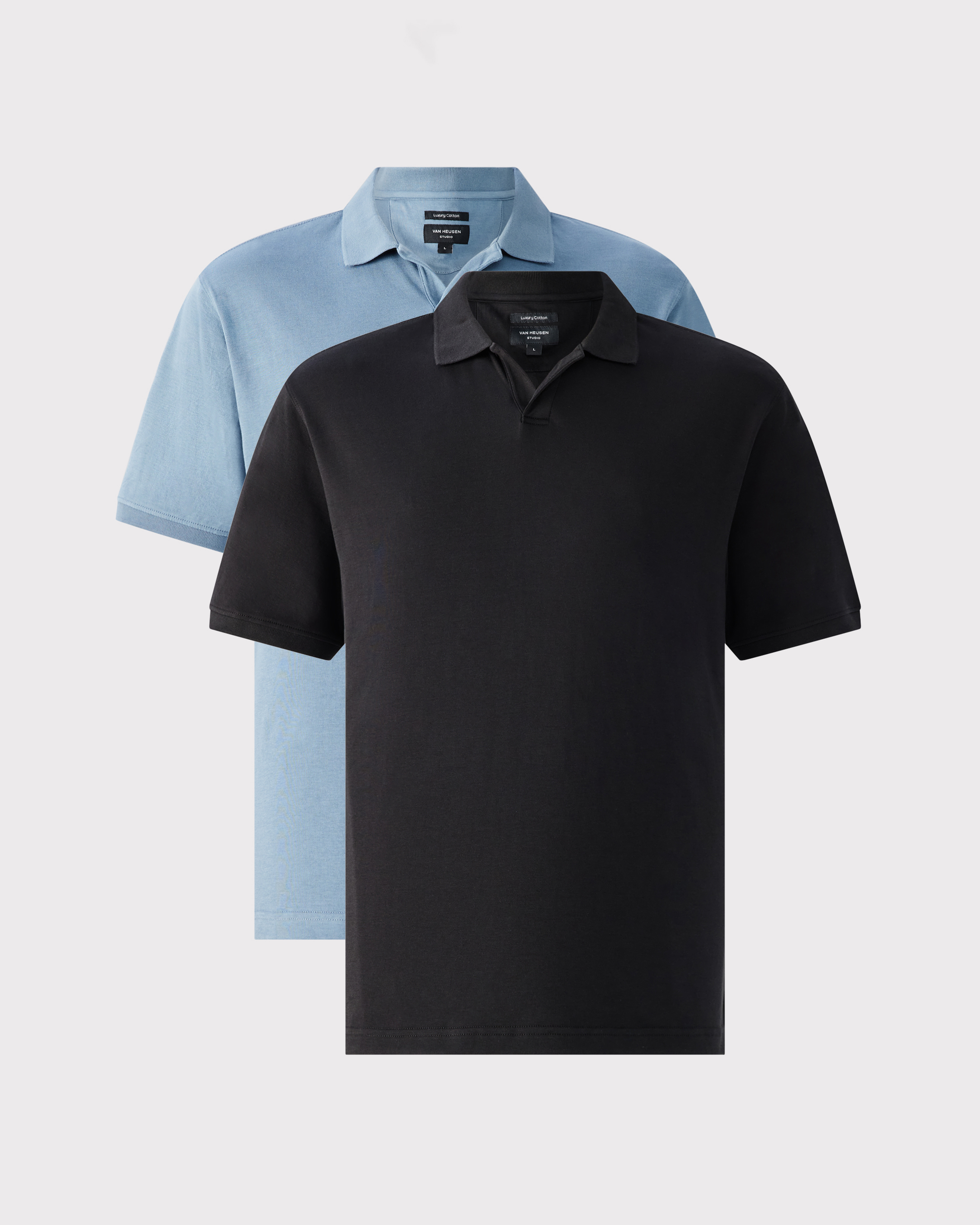 Johnny Collar Interlock Polo 2-Pack