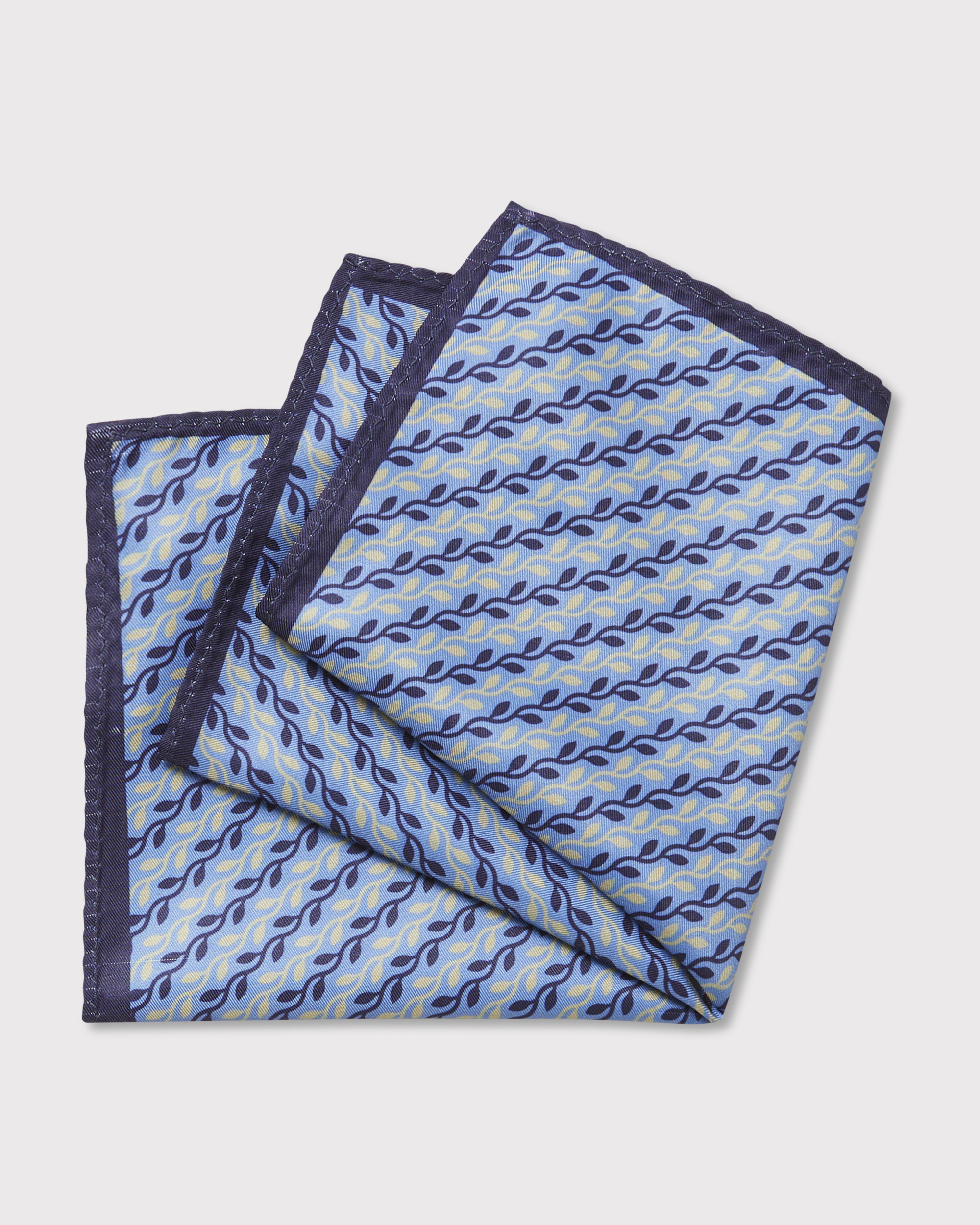 Vine Print Pocket Square
