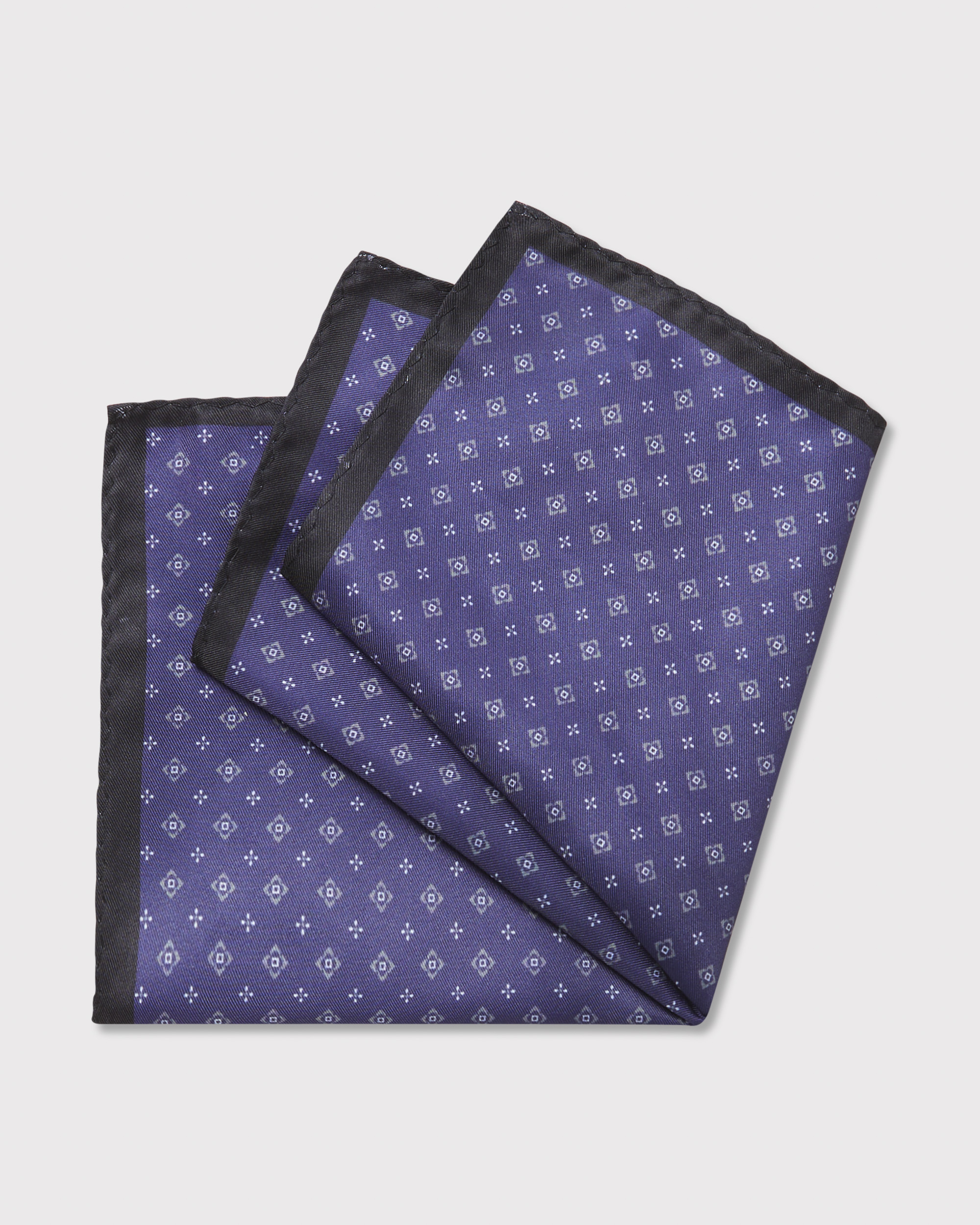 Geometric Print Pocket Square