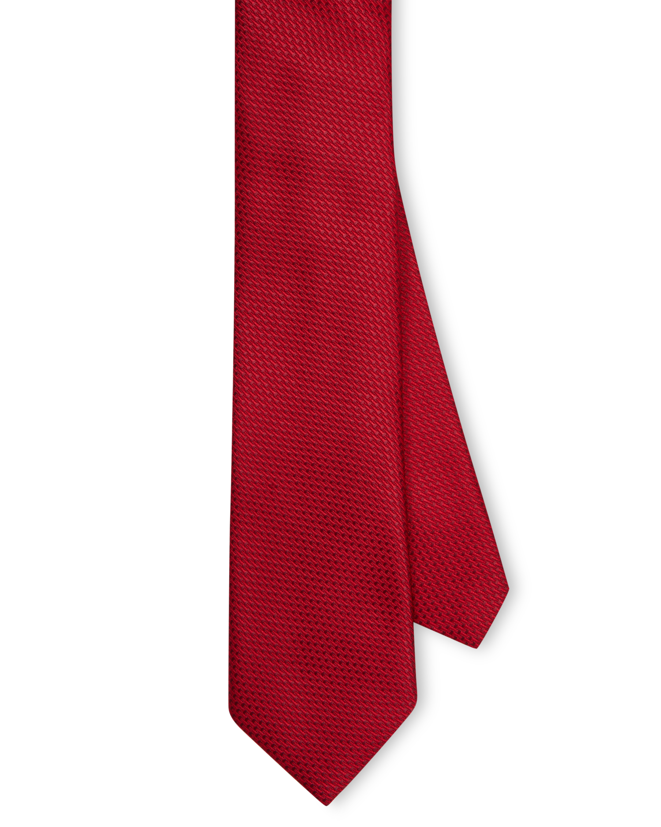 Neck Tie Red Knit Look Accessories Van Heusen