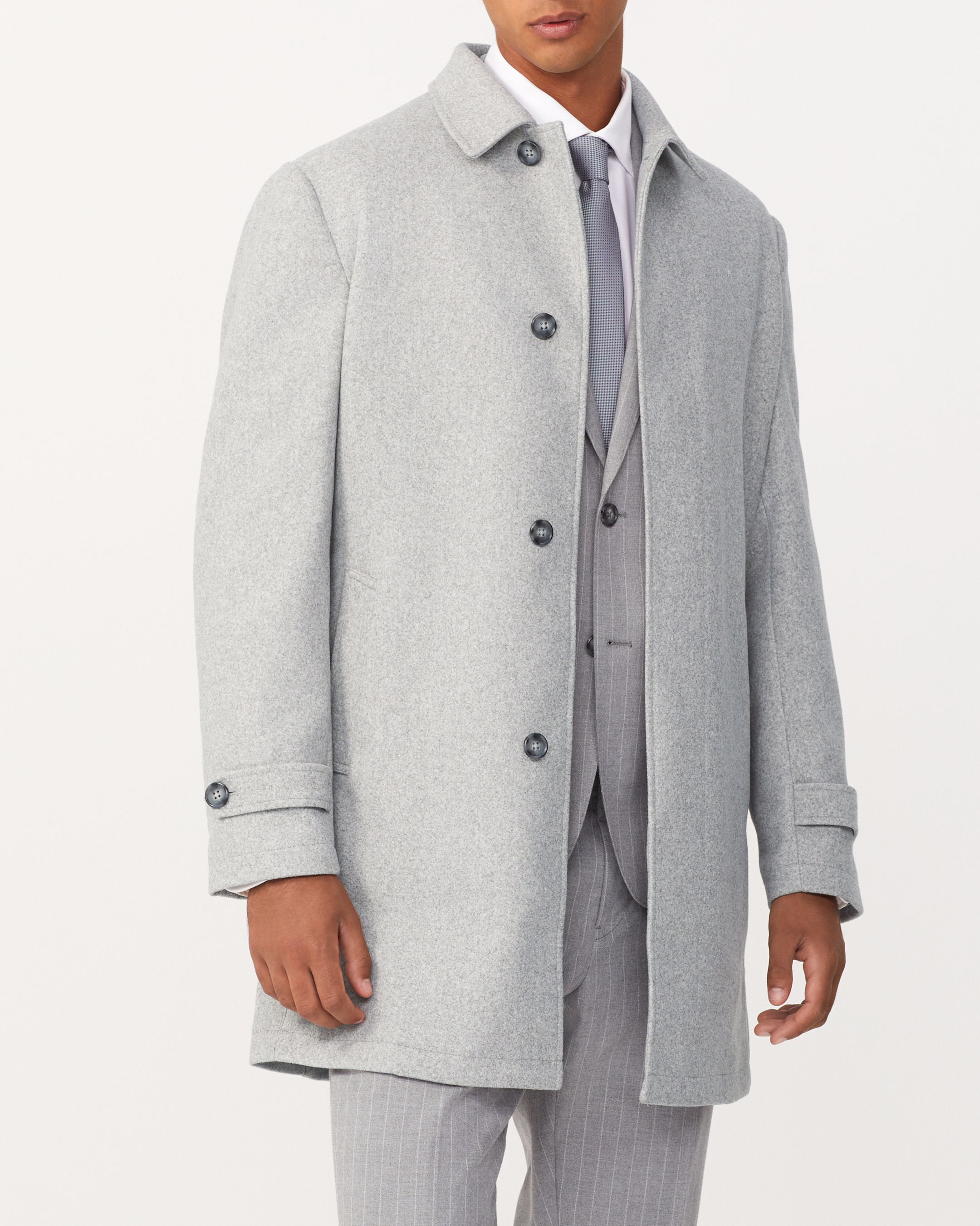 Melton Button Coat I Coats I Van Heusen