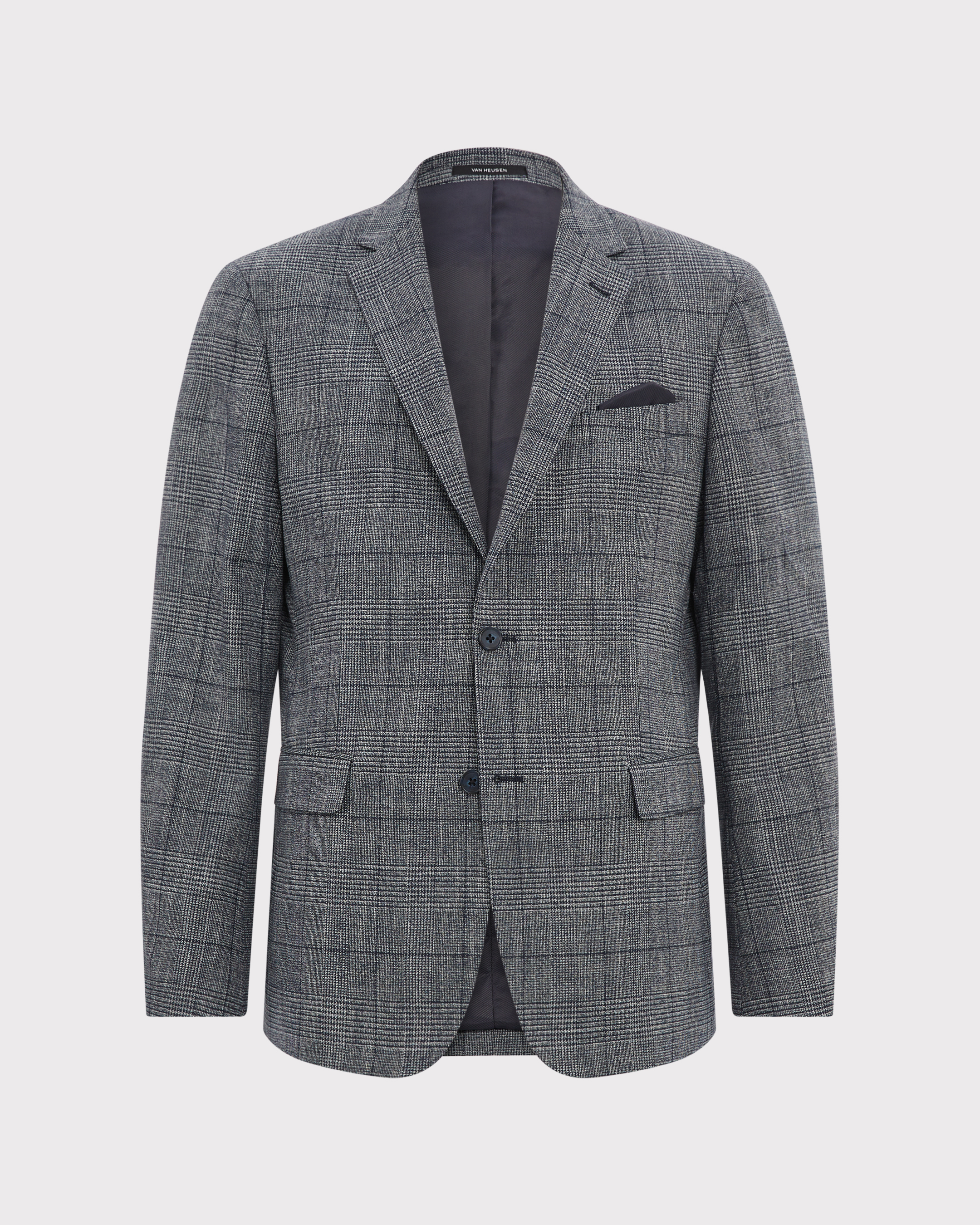 Slub Check Blazer
