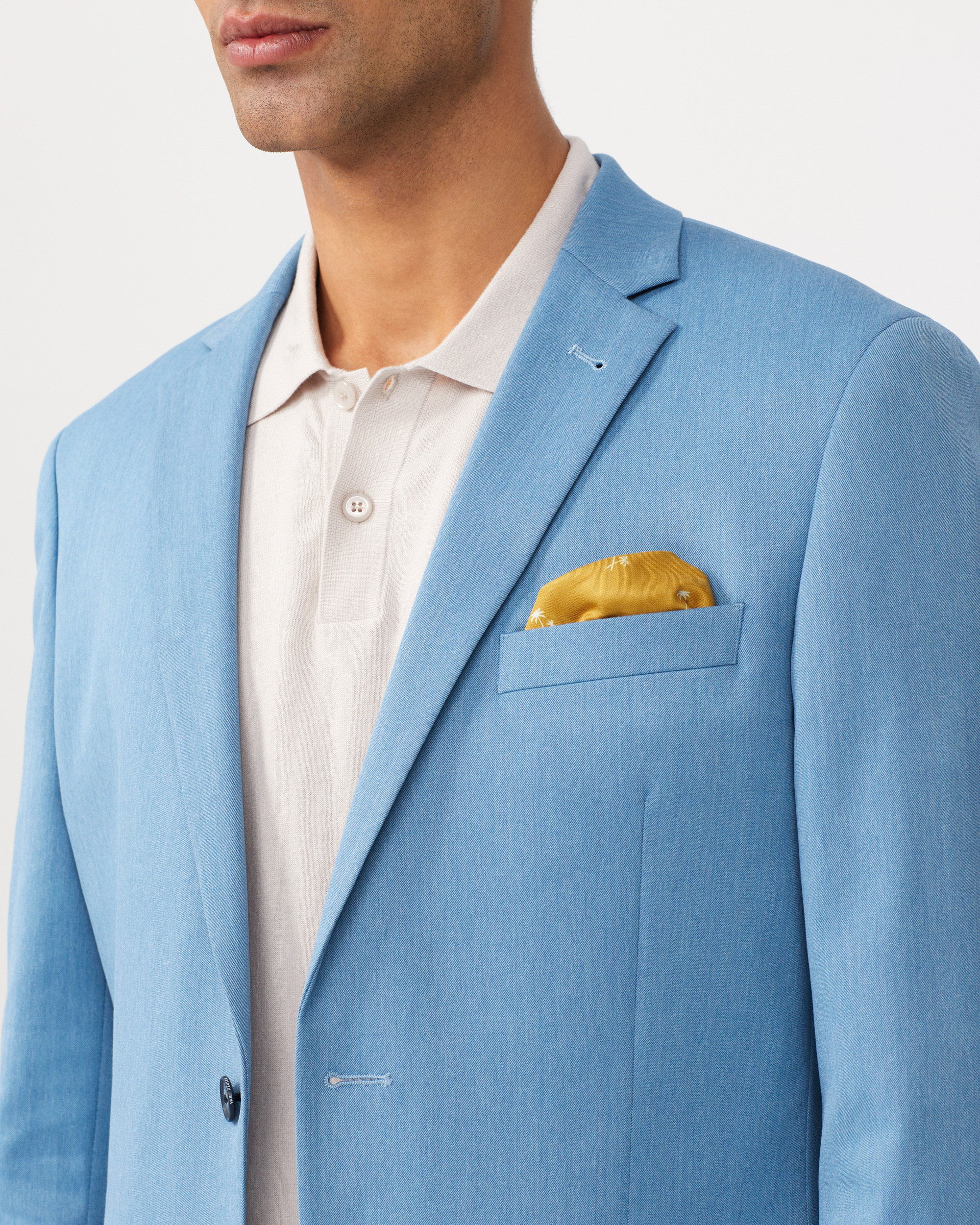 Blue Blue Japan - Cotton and Wool-Blend Jacquard Suit Jacket