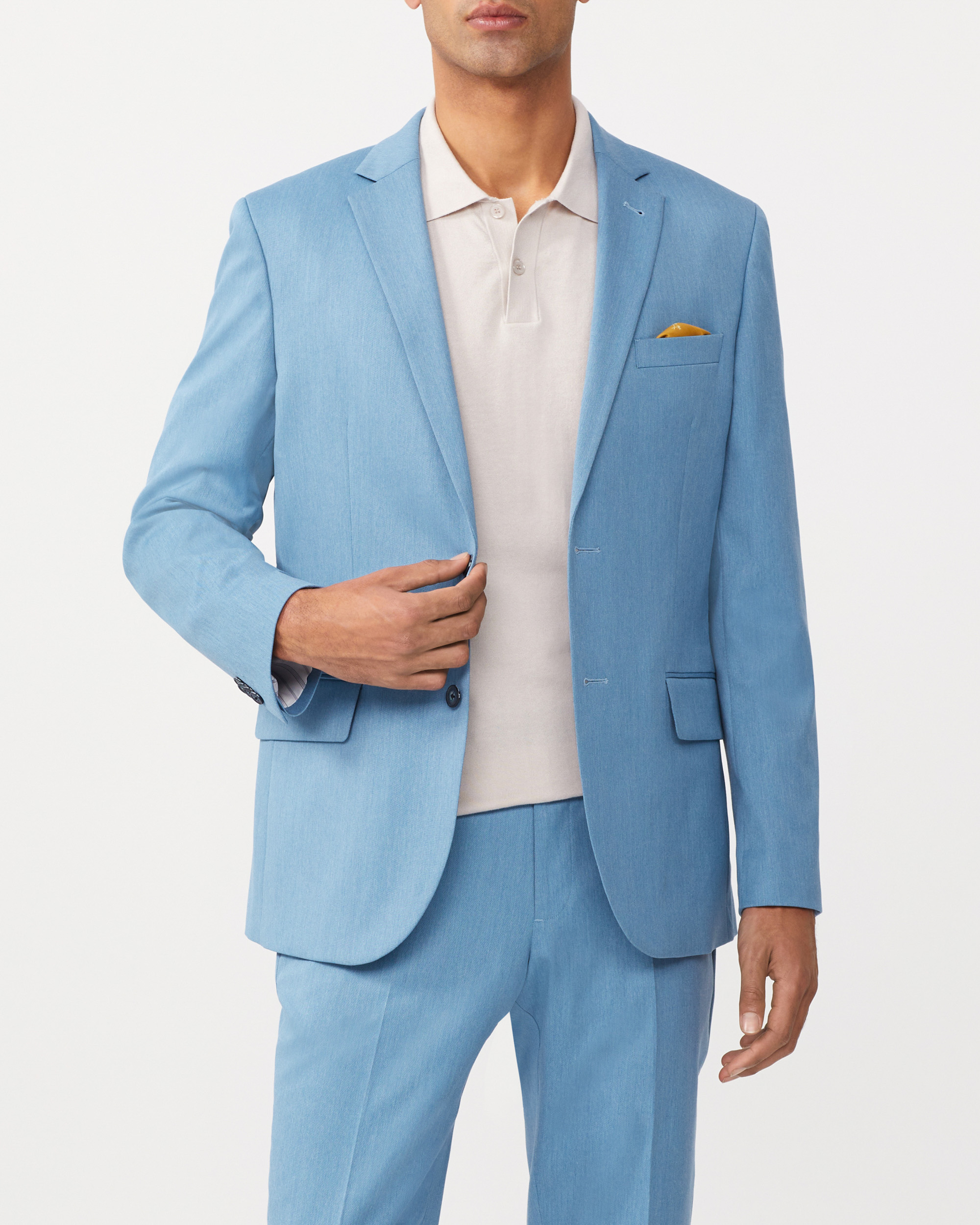 Superfine Stretch Twill Suit Jacket I Suits I Van Heusen