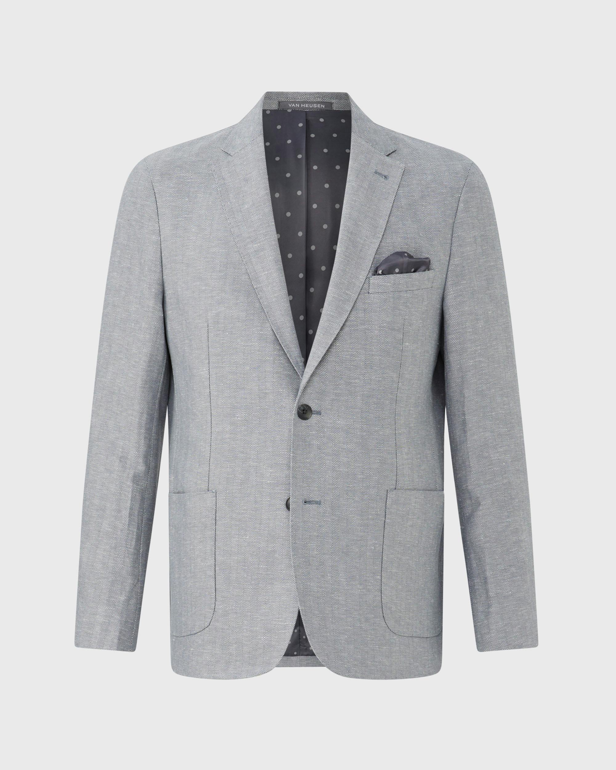 Herringbone Linen Suit Jacket I Suits I Van Heusen