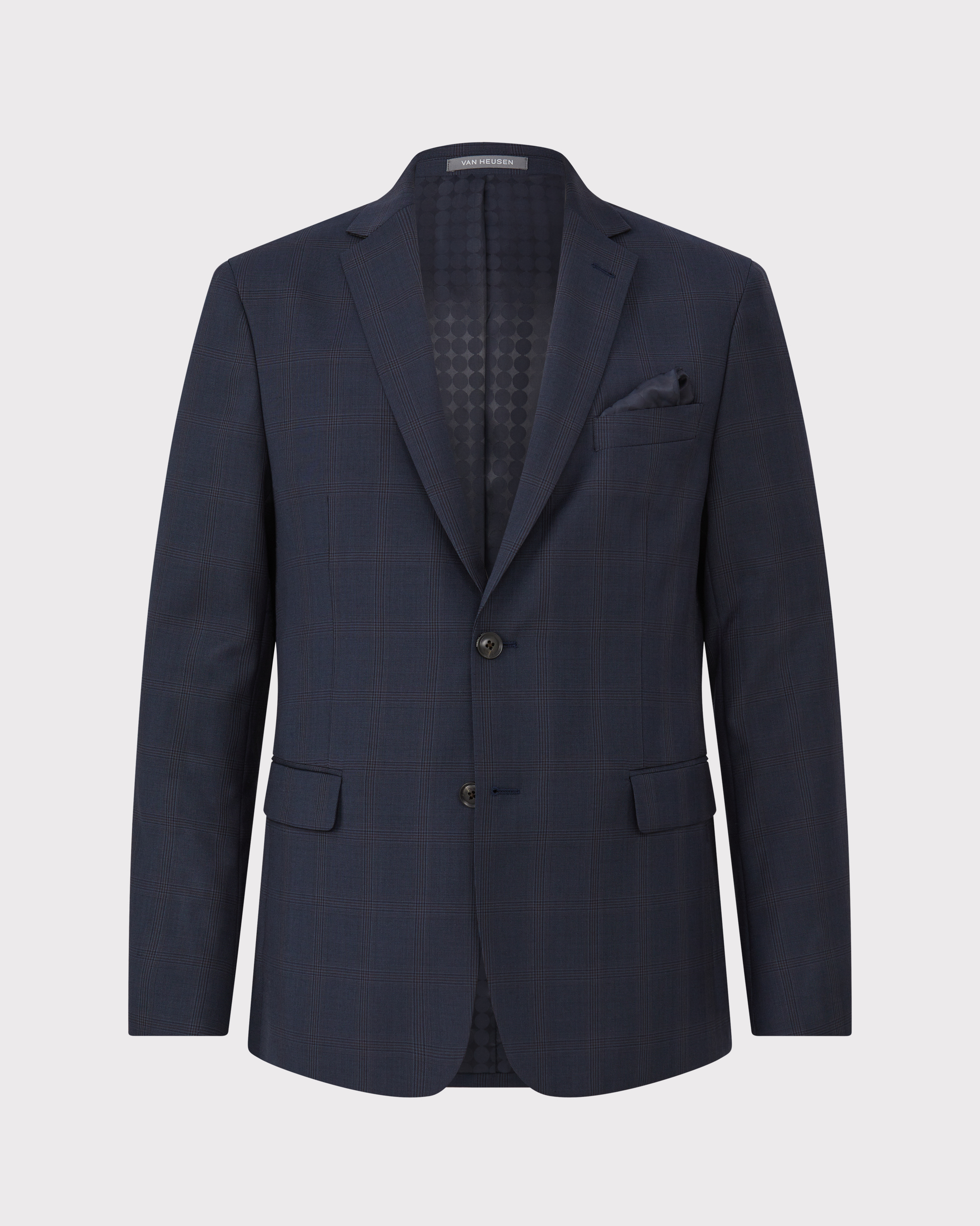 ★JOORTI★ [Set] Glen check single jacket + glen check pleat Single Breasted Notch Lapel Jacket in Chocolate Brown Glen