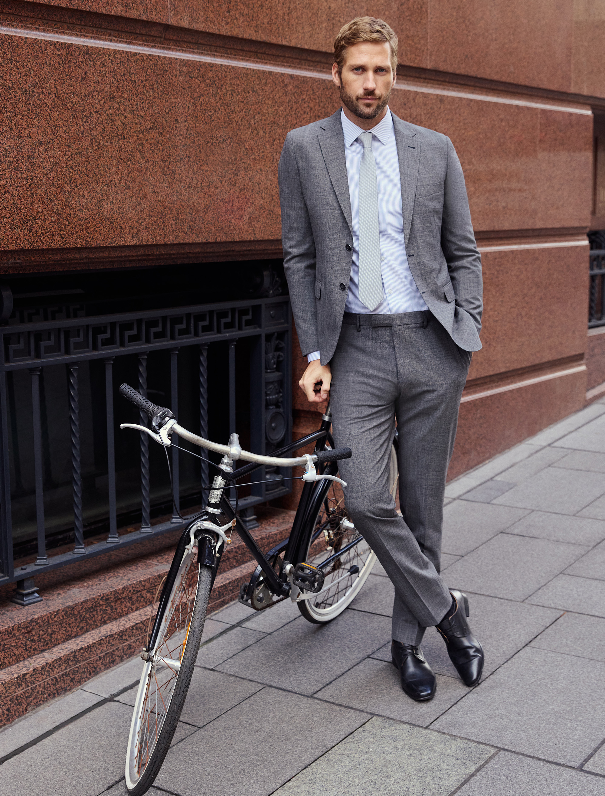 Travel Suit Wool Blend Pant
