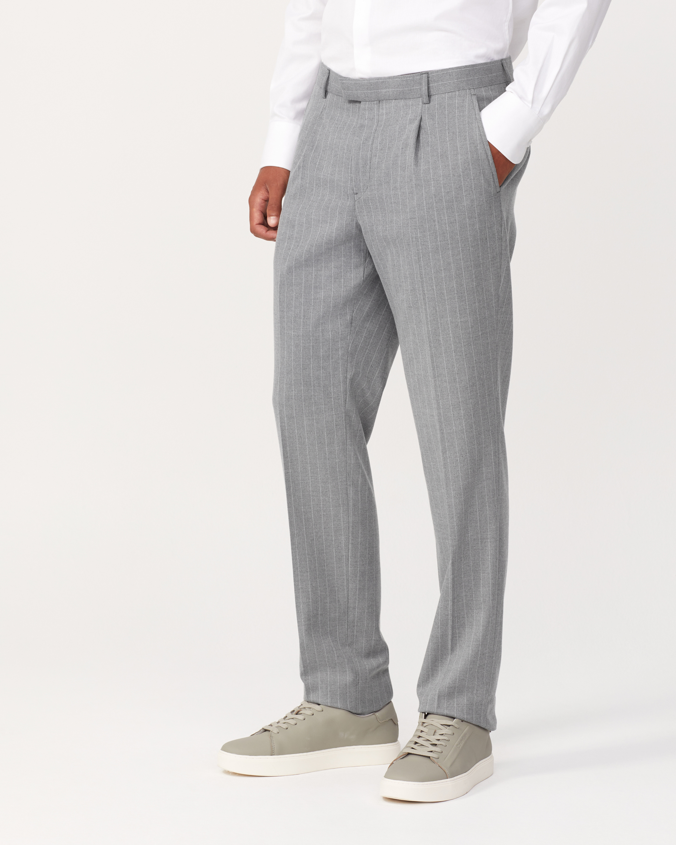 Chalk Stripe Suit Pant I Suits I Van Heusen Chalk Stripe Suit Pant I Suits I Van Heusen
