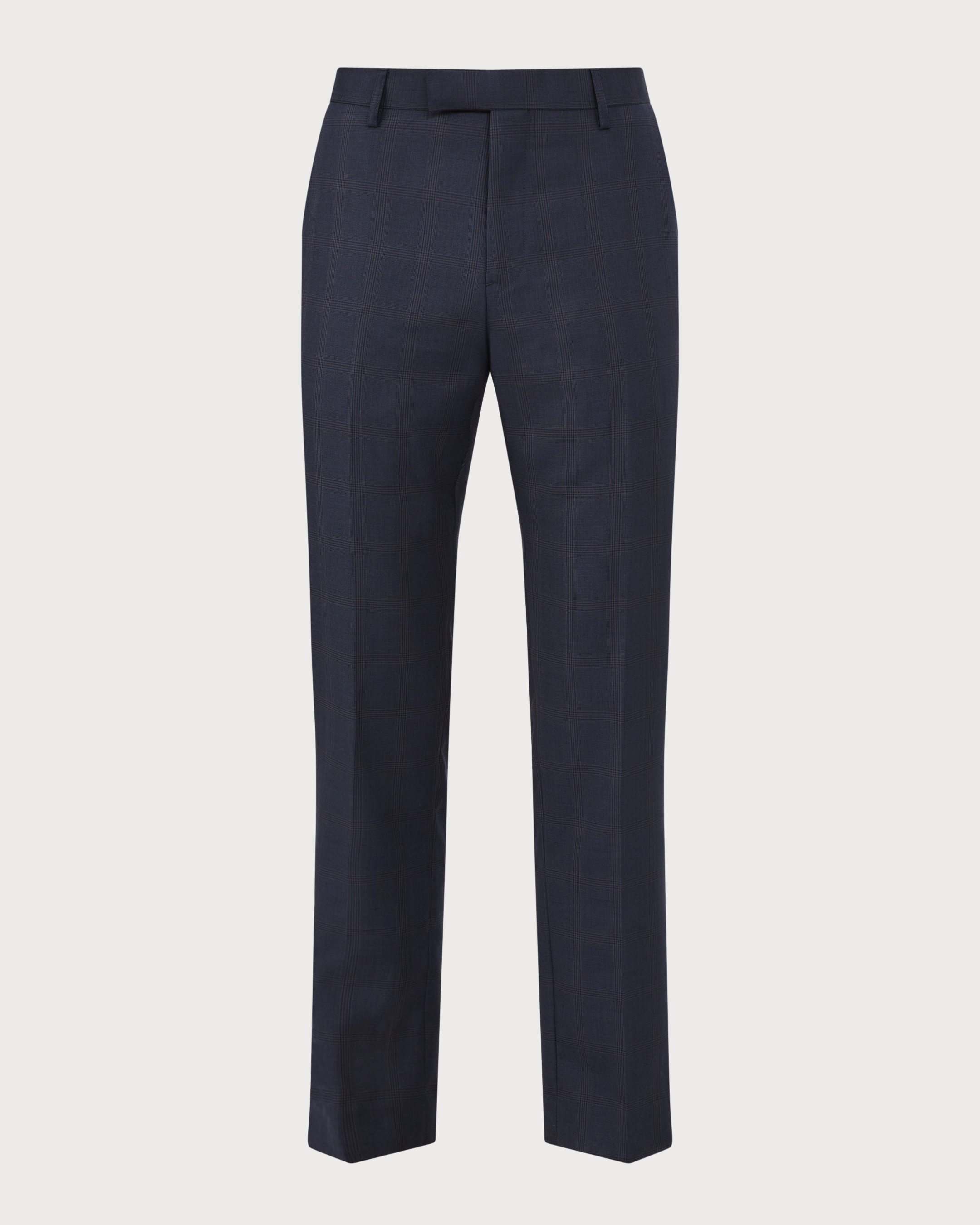 Glen Check Denim Suit Pant