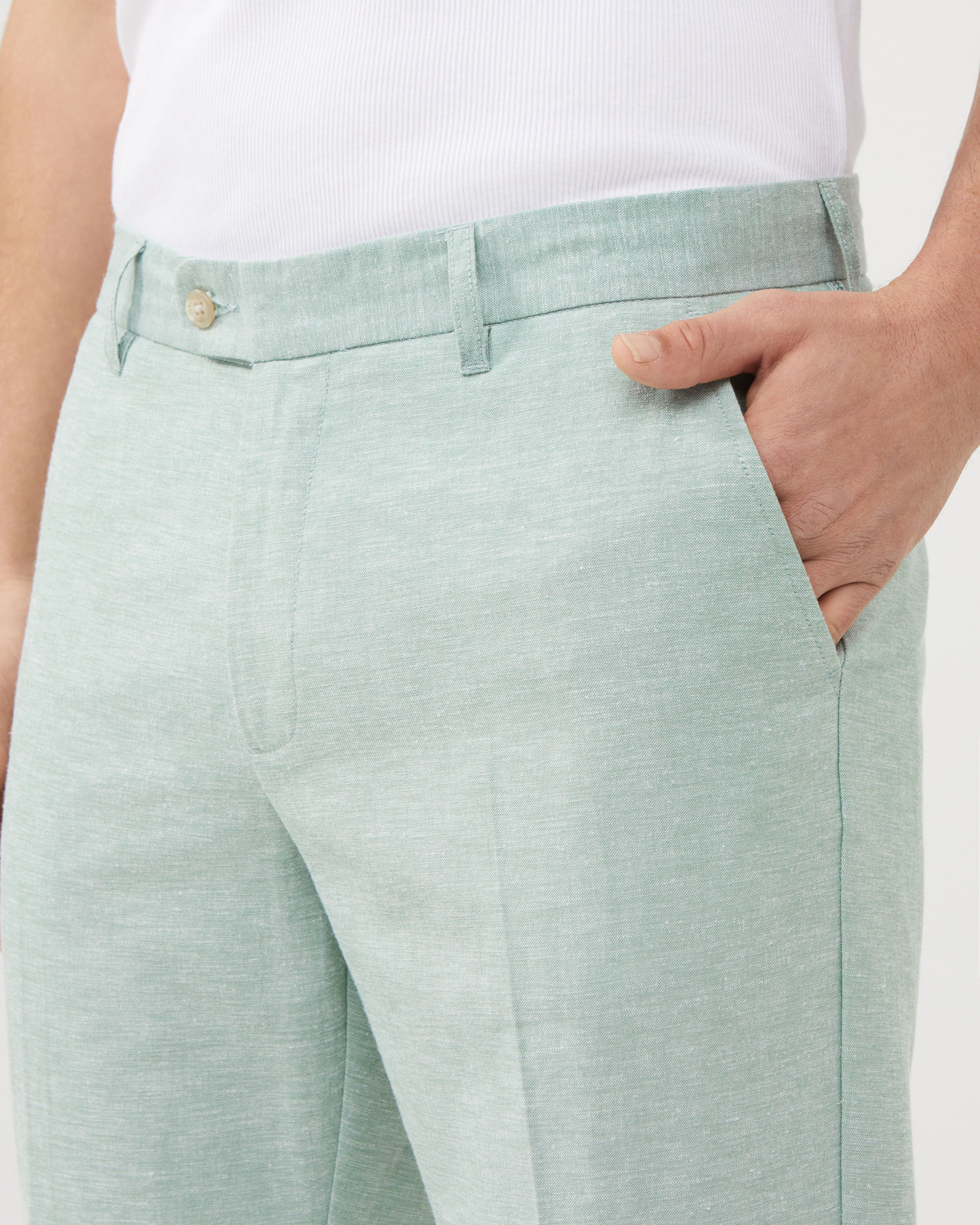 Topman linen trousers sales