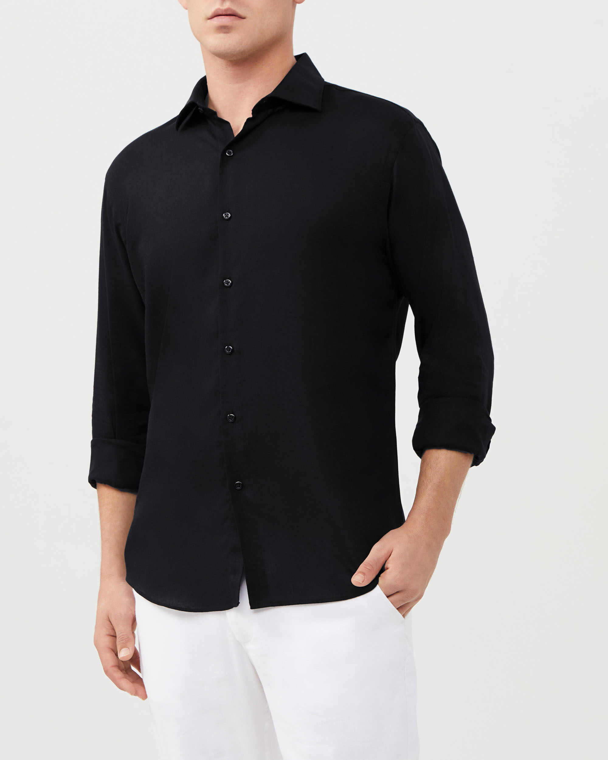 Linen Tencel Solid Shirt I Men's Shirts I Van Heusen Linen Tencel Solid Shirt I Men's Shirts I Van Heusen