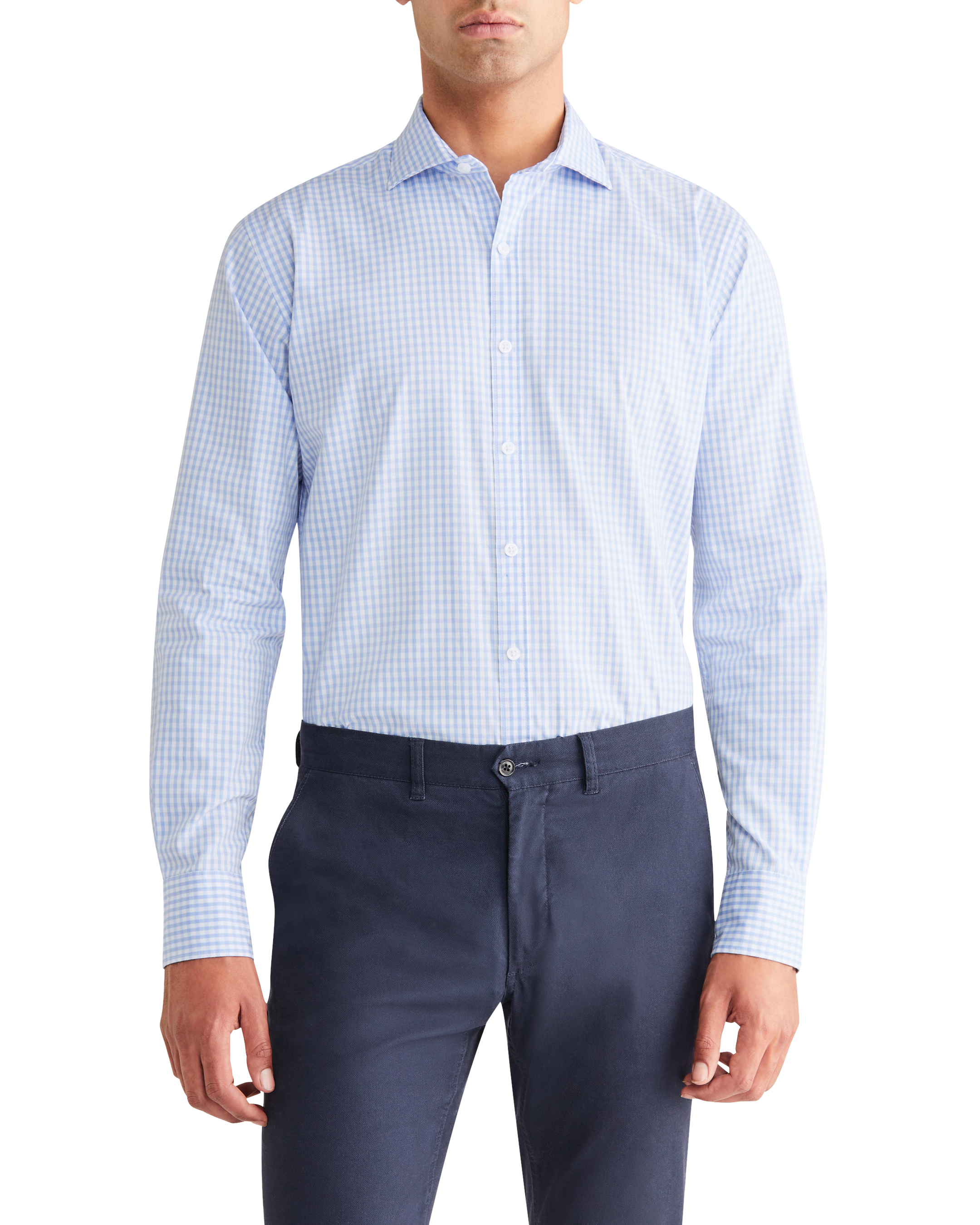 sachin and babi light blue dress Mens Italian Design Blue Floral Shirt Smart Casual Double Collar Long-   MrDoubleCollar