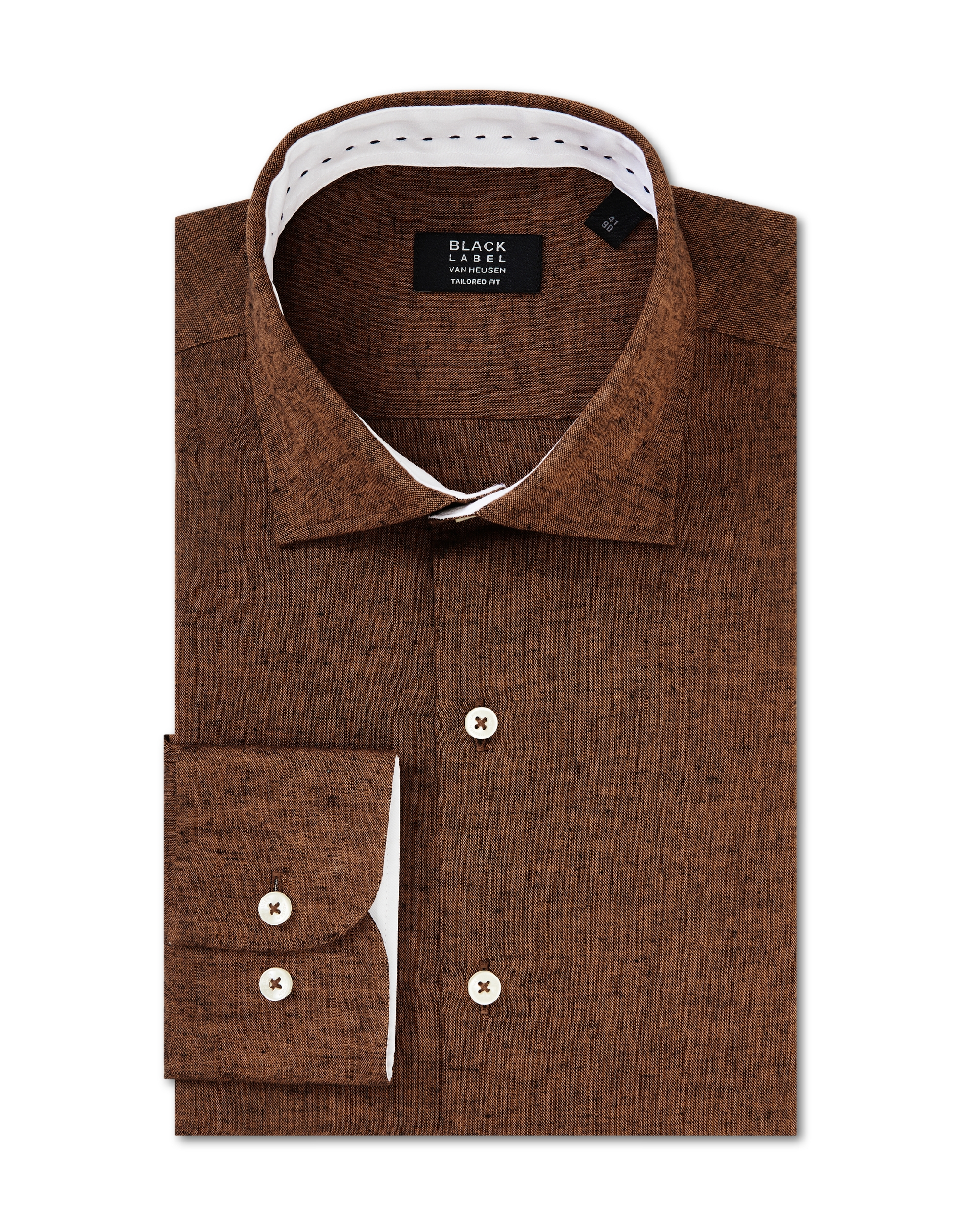 Textured Linen Blend Shirt I Men's Shirts I Van Heusen