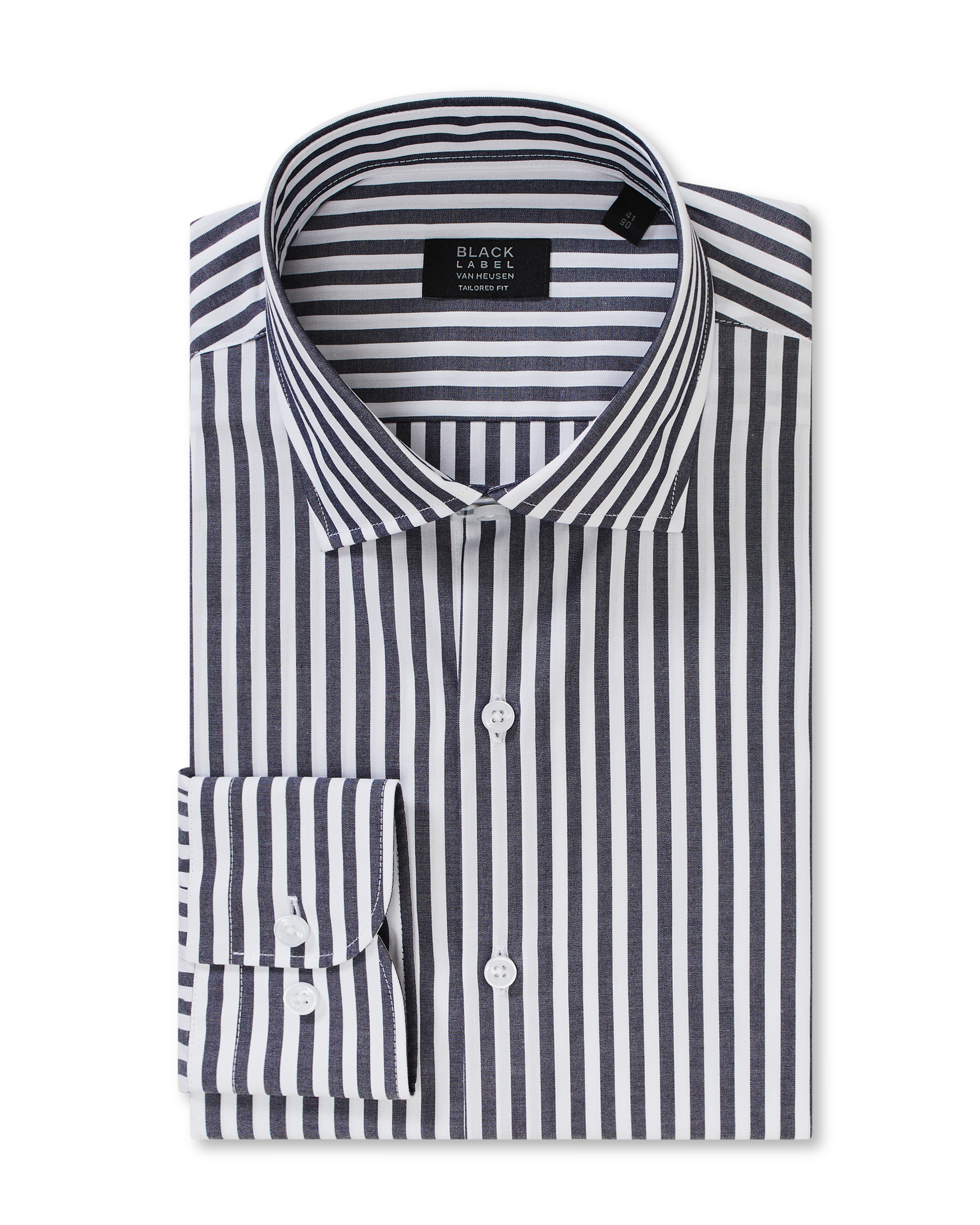 Black and white outlet striped shirt h