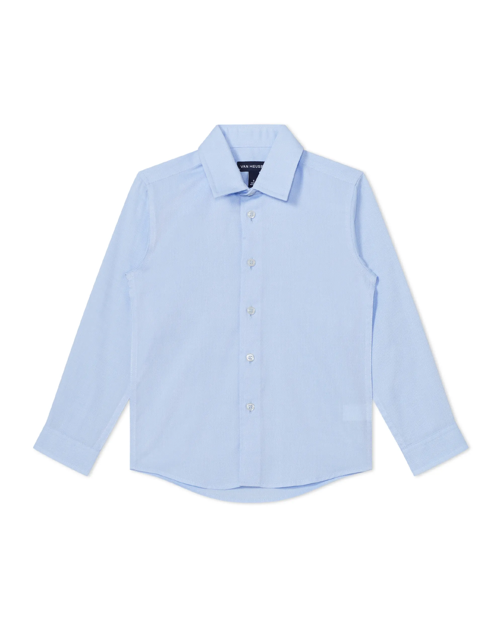 Plain Dobby Dress Shirt Boys Van Heusen - Main Image