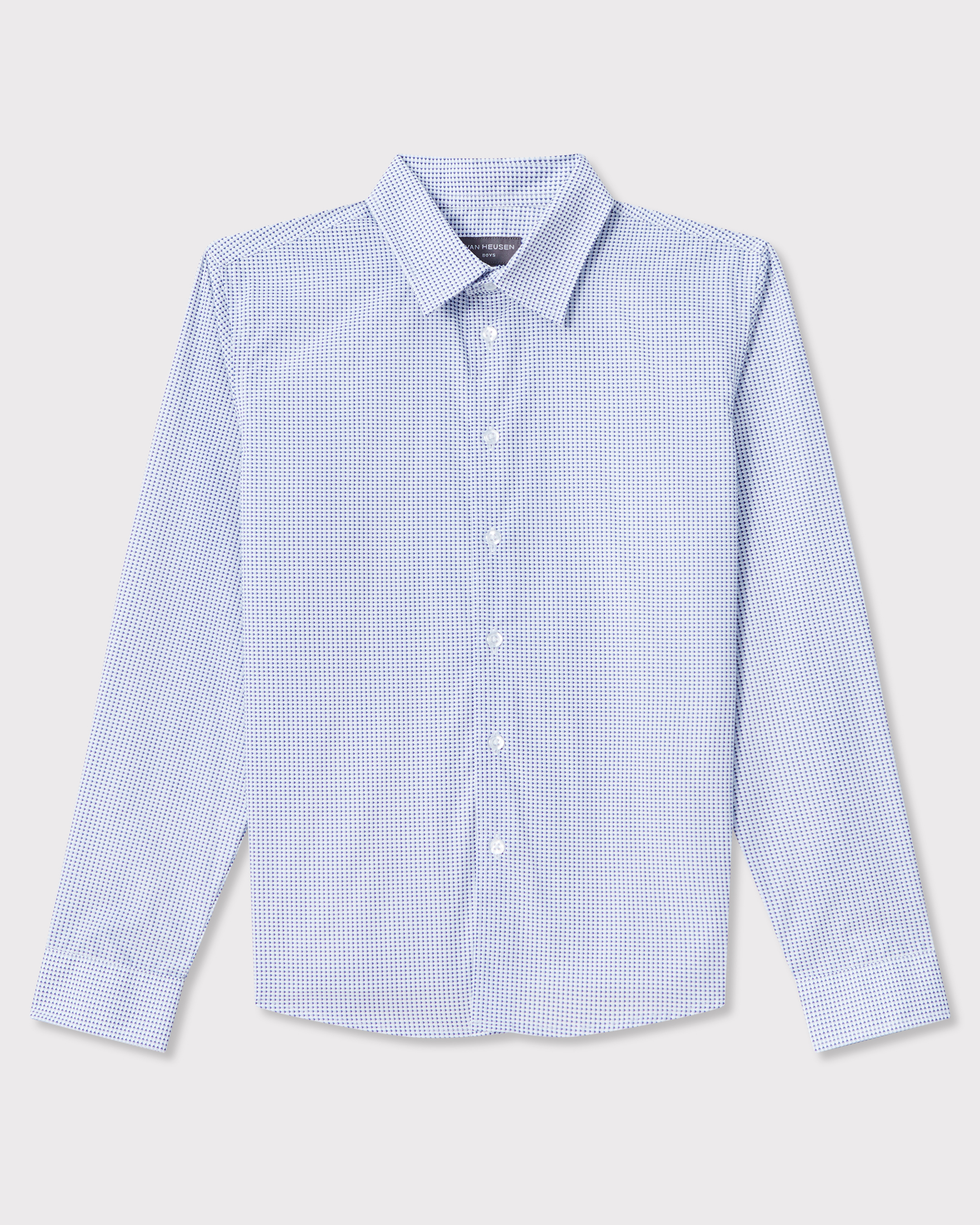 Boys Dot Print Dress Shirt