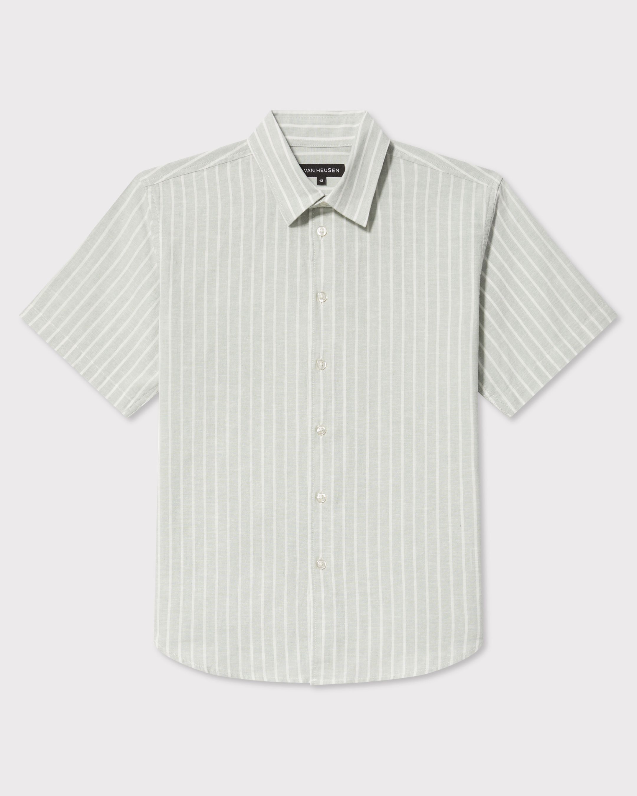 Boys Short Sleeve Stripe Shirt