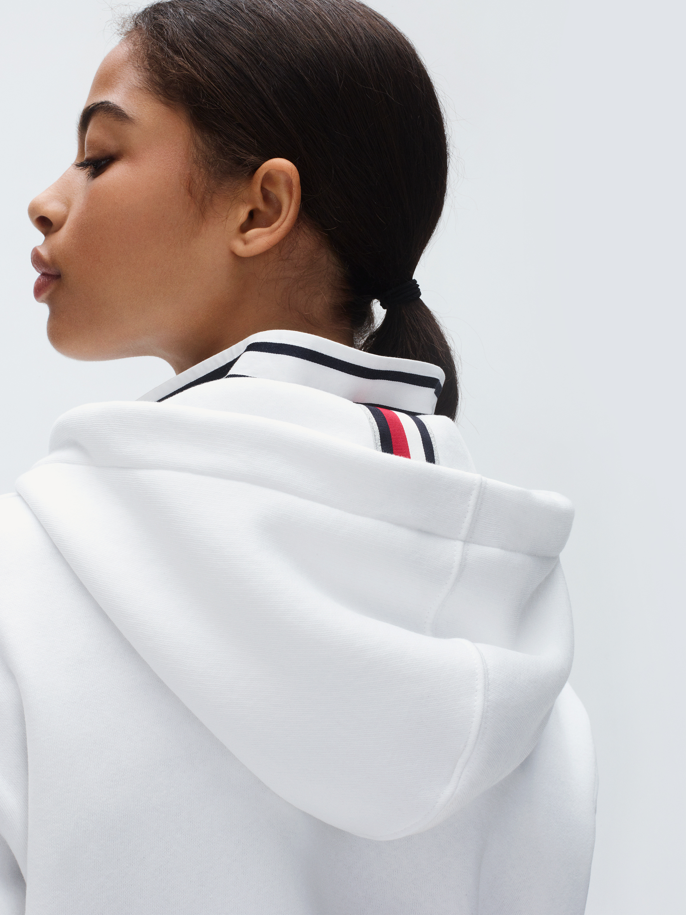 Tommy icons hooded dress sales