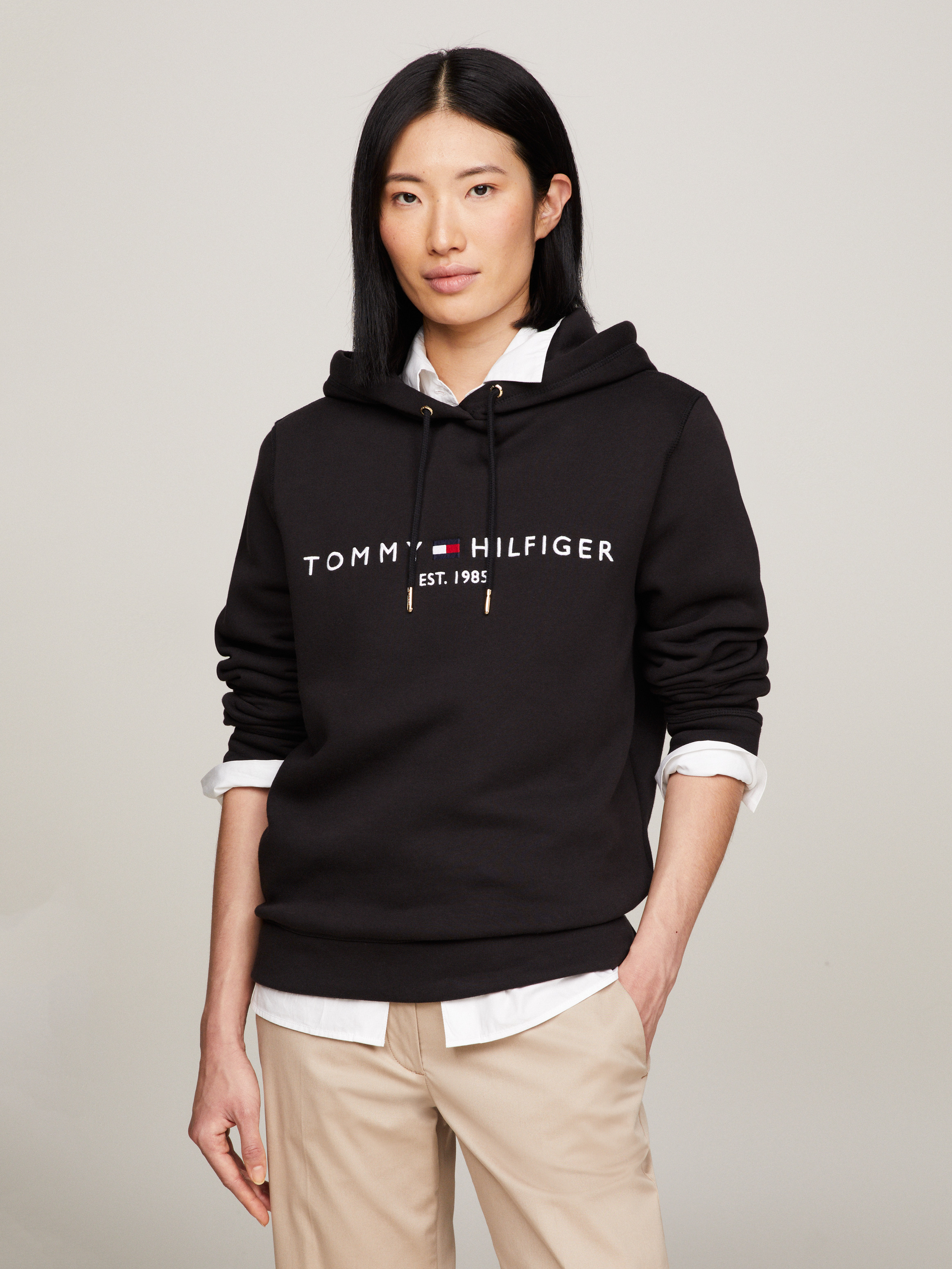 Women tommy hoodie sale