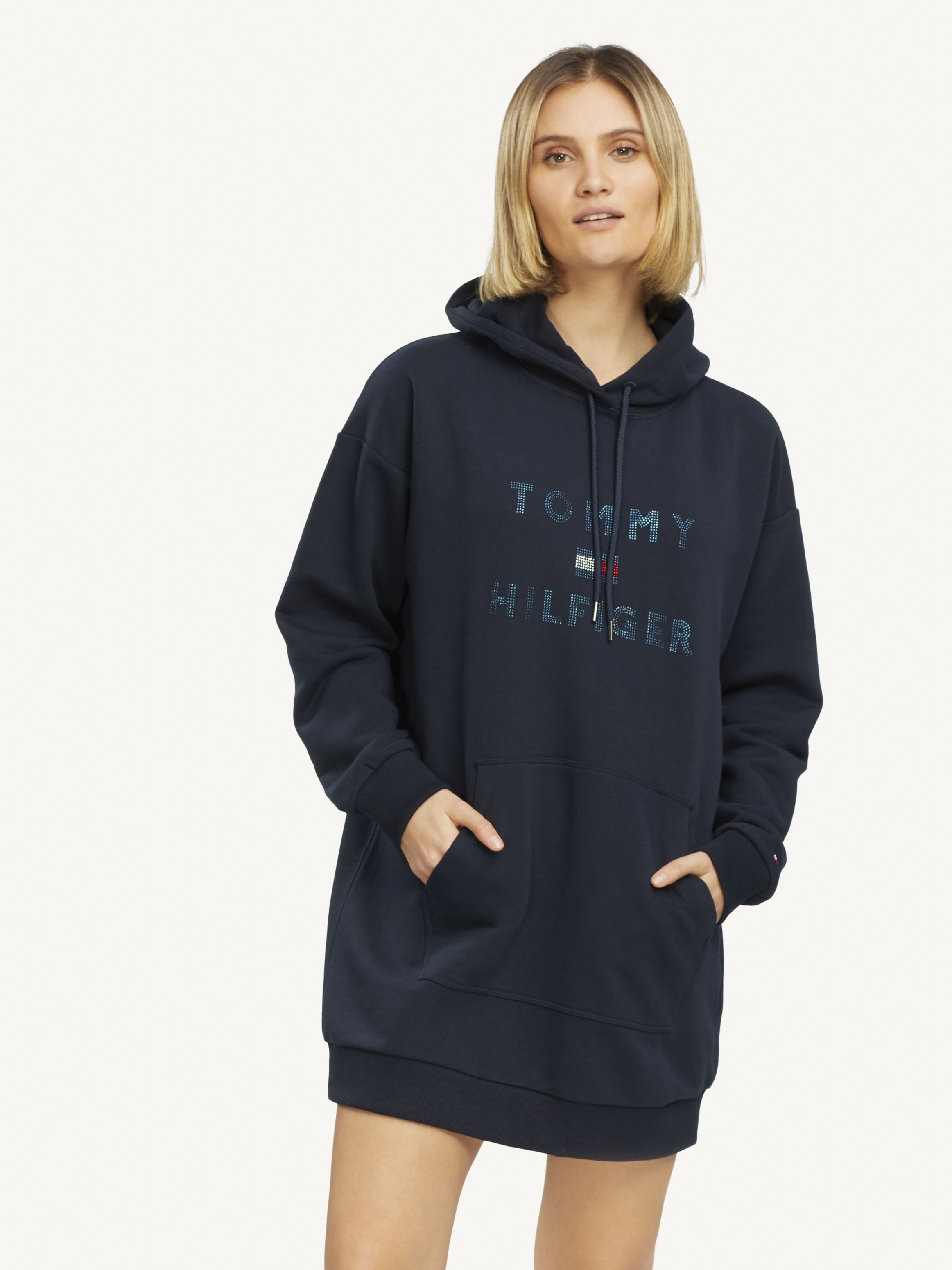 tommy hilfiger tiara hooded dress