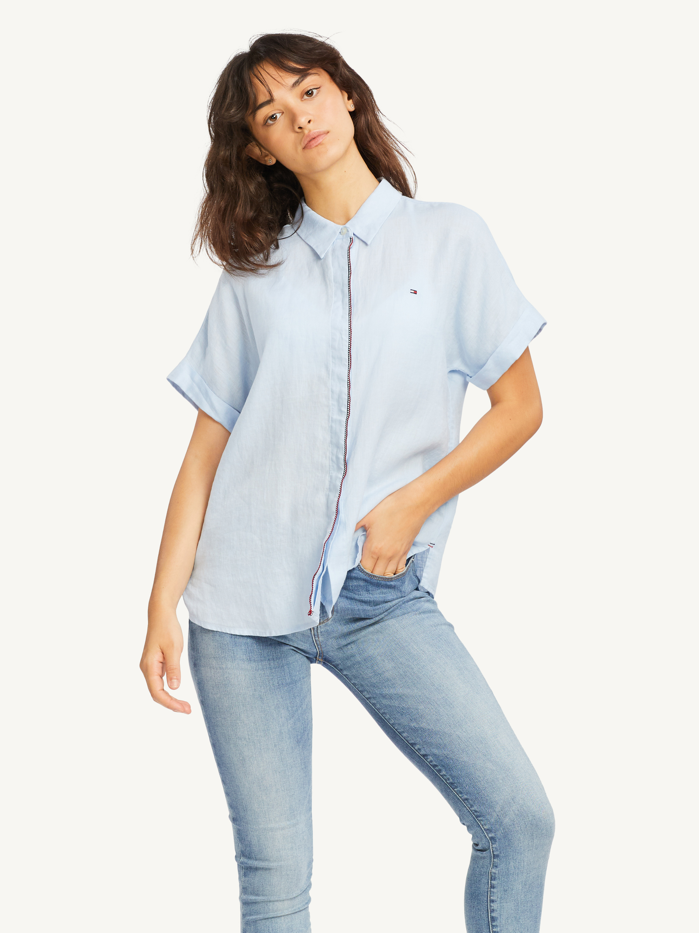 Alisa Relaxed Linen Shirt Shirts Tommy Hilfiger