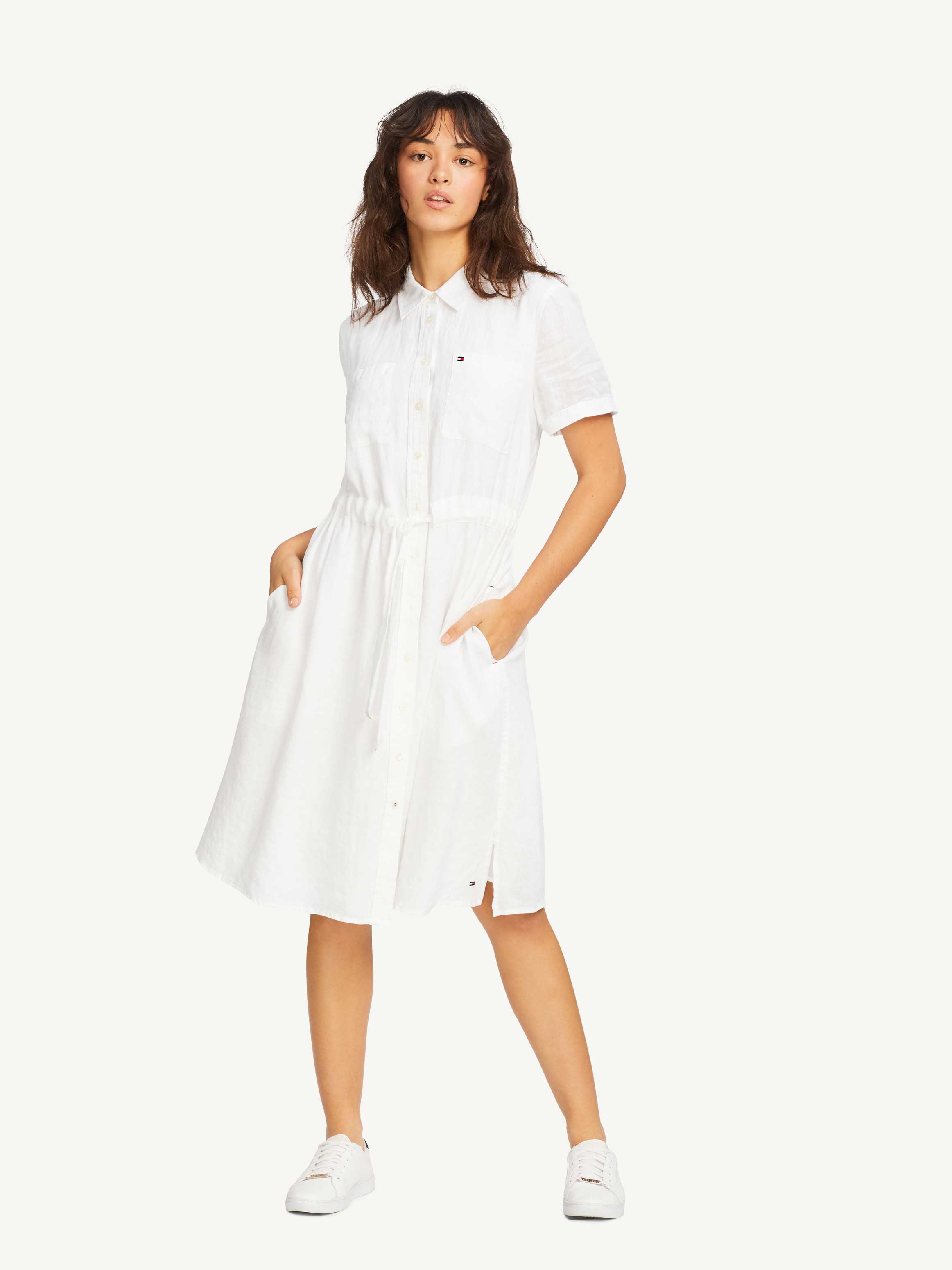 Tommy hilfiger white dress new arrivals