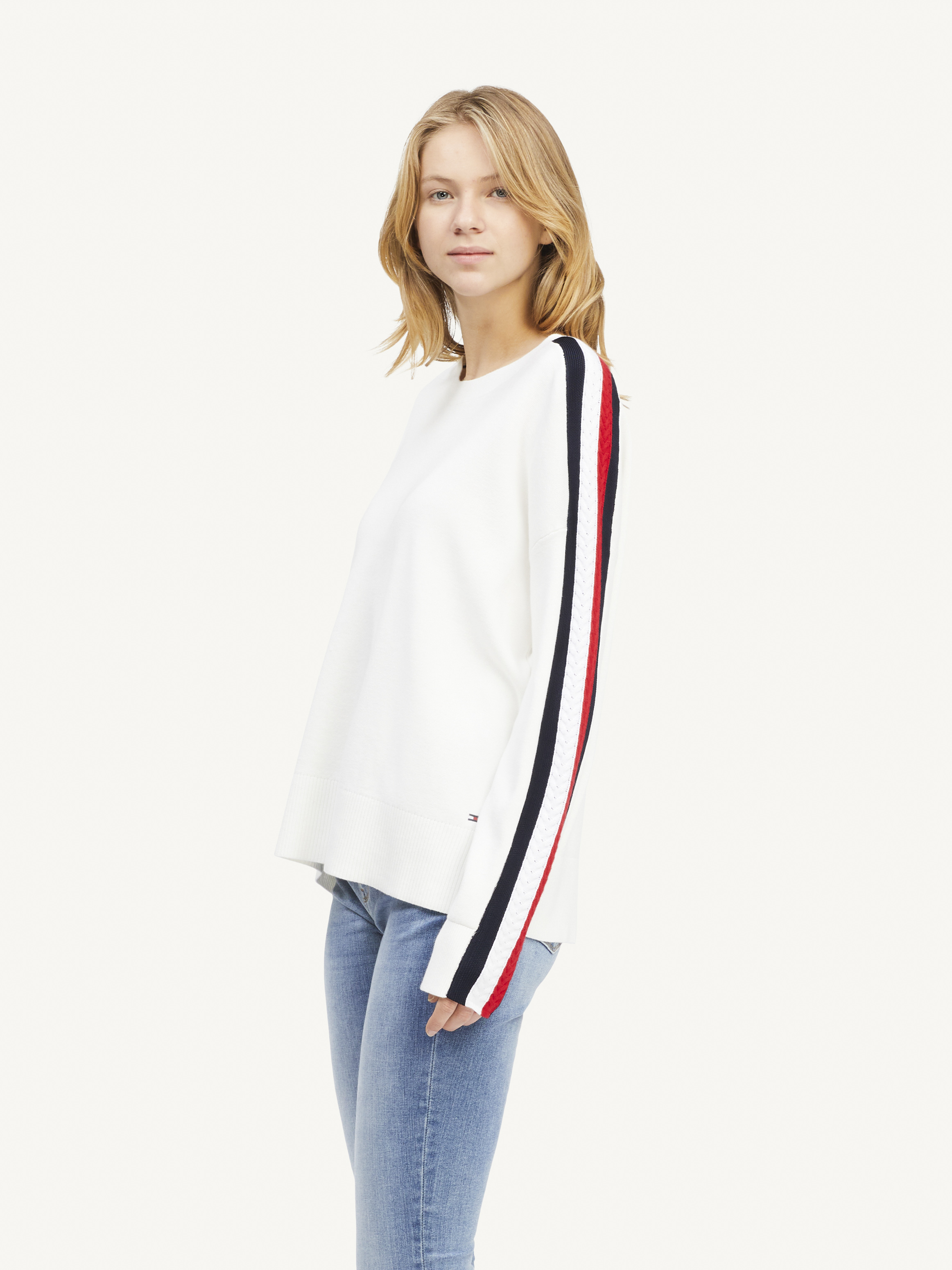 Side on sale stripe sweater