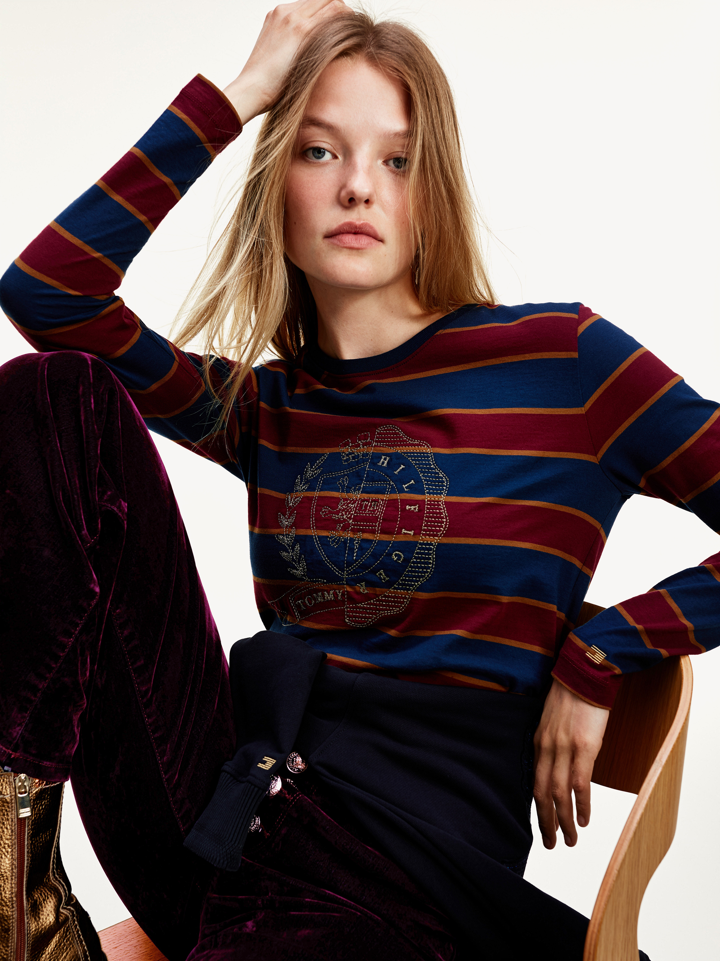 Tommy Icons Long Sleeve T shirt T shirts Tommy Hilfiger