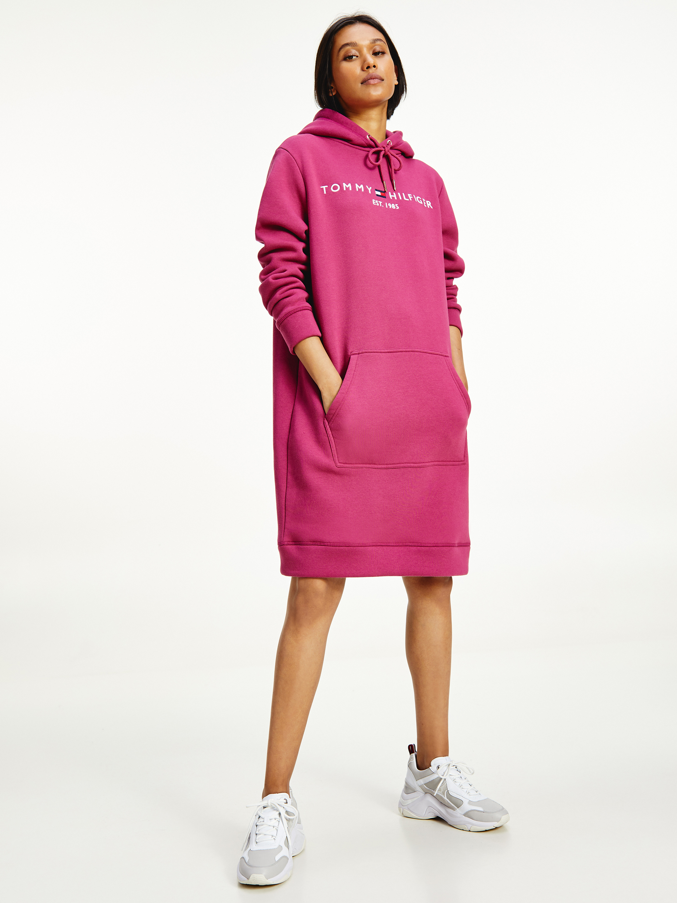 Essential Logo Hoodie Dress | Dresses 