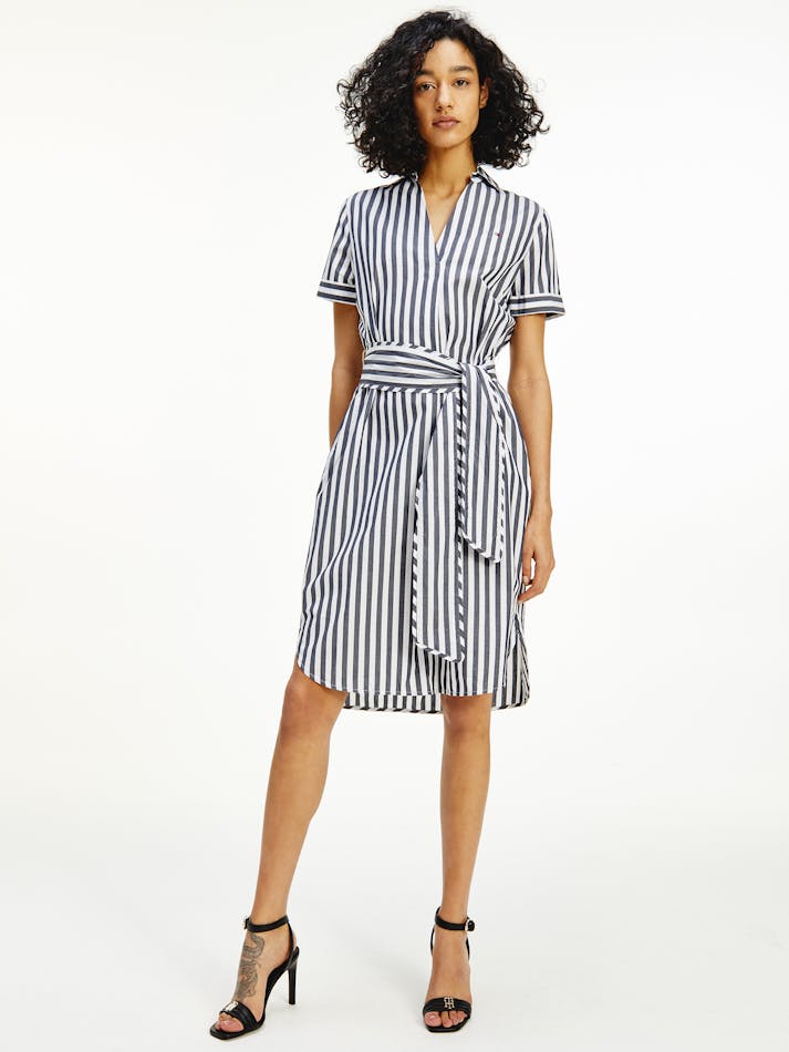 Tommy hilfiger belted shirt dress Clearance