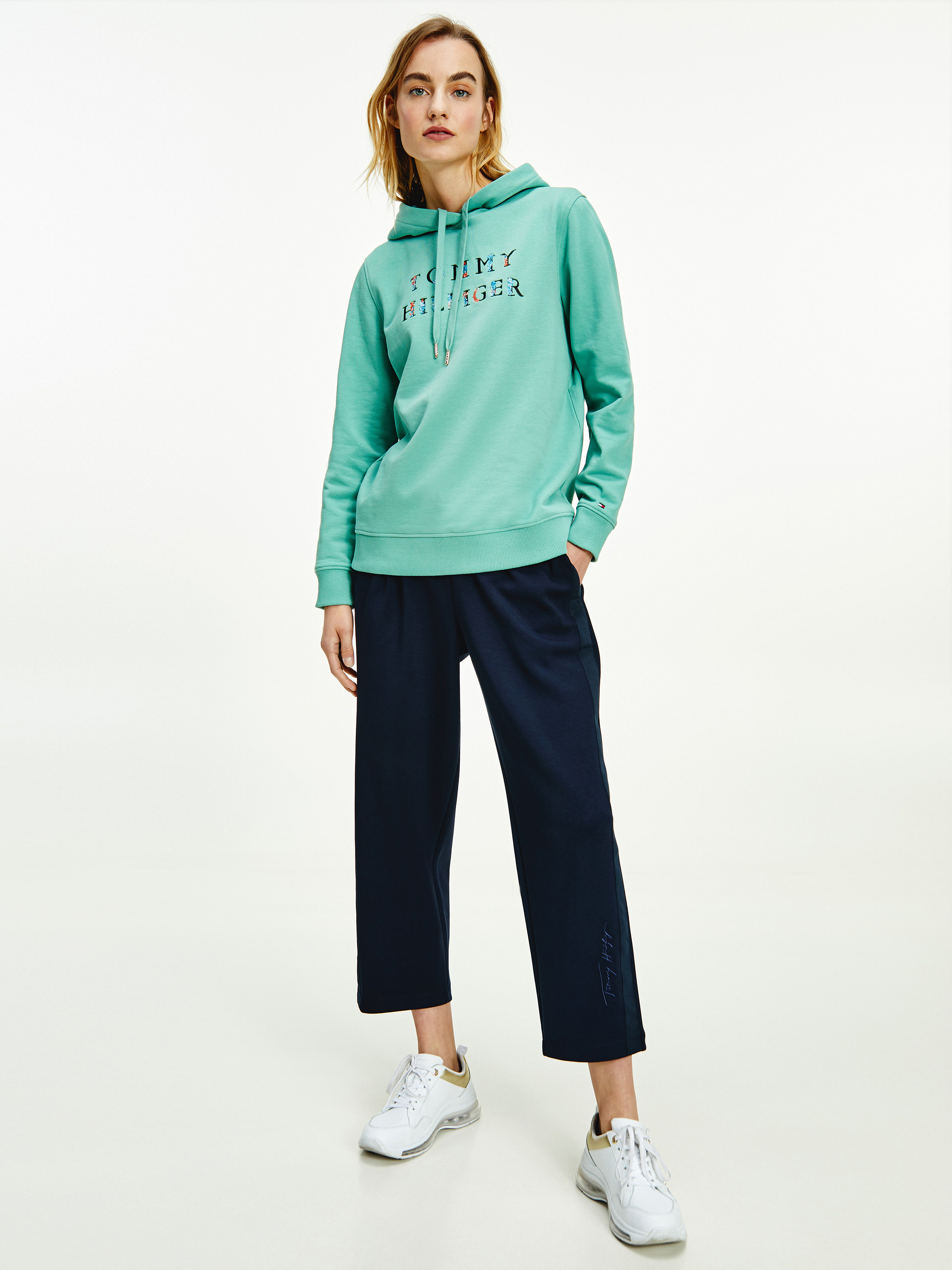 Mint green tommy hilfiger on sale sweatshirt