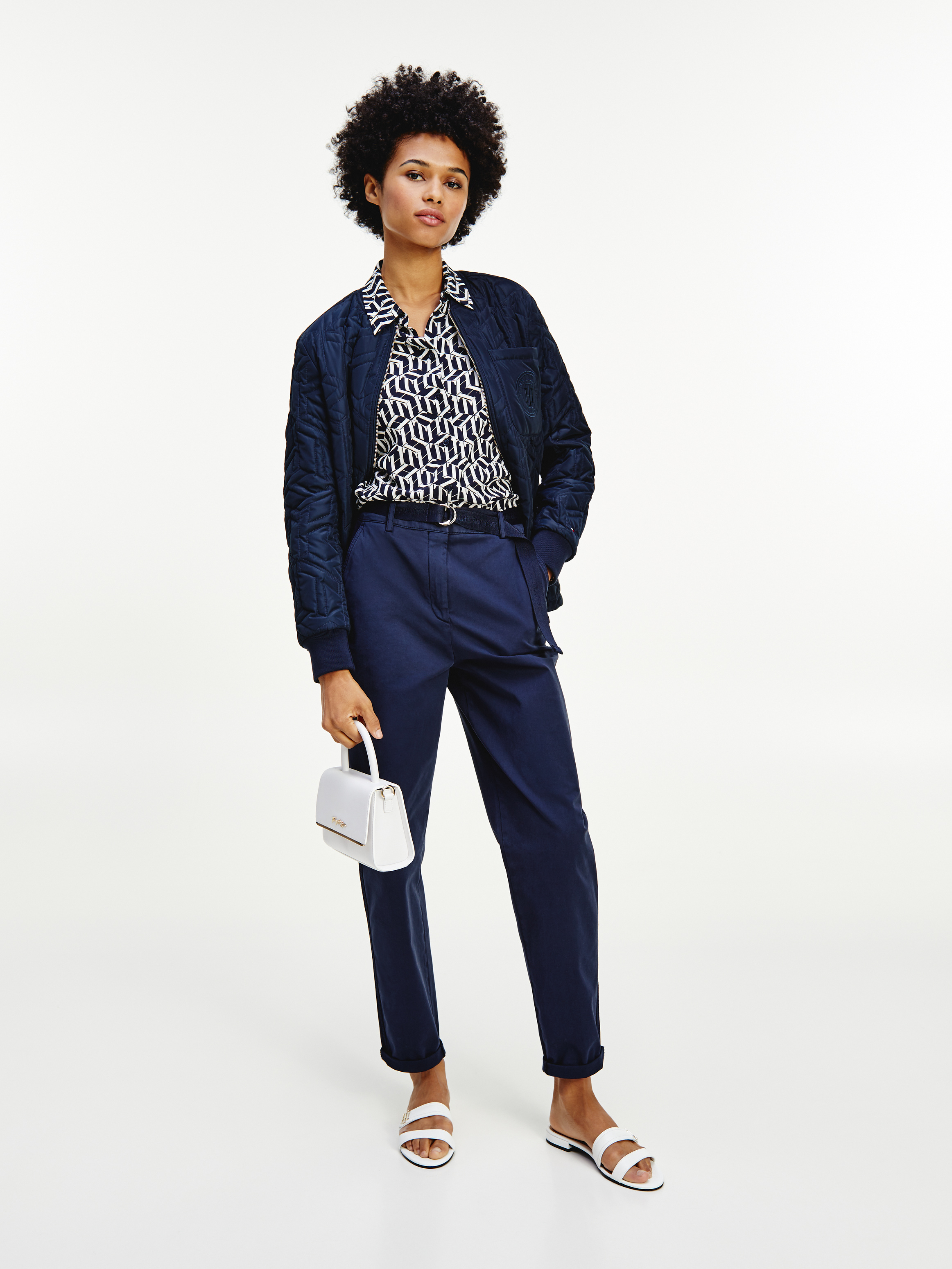 Quilted Down Bomber Jacket Jackets Tommy Hilfiger