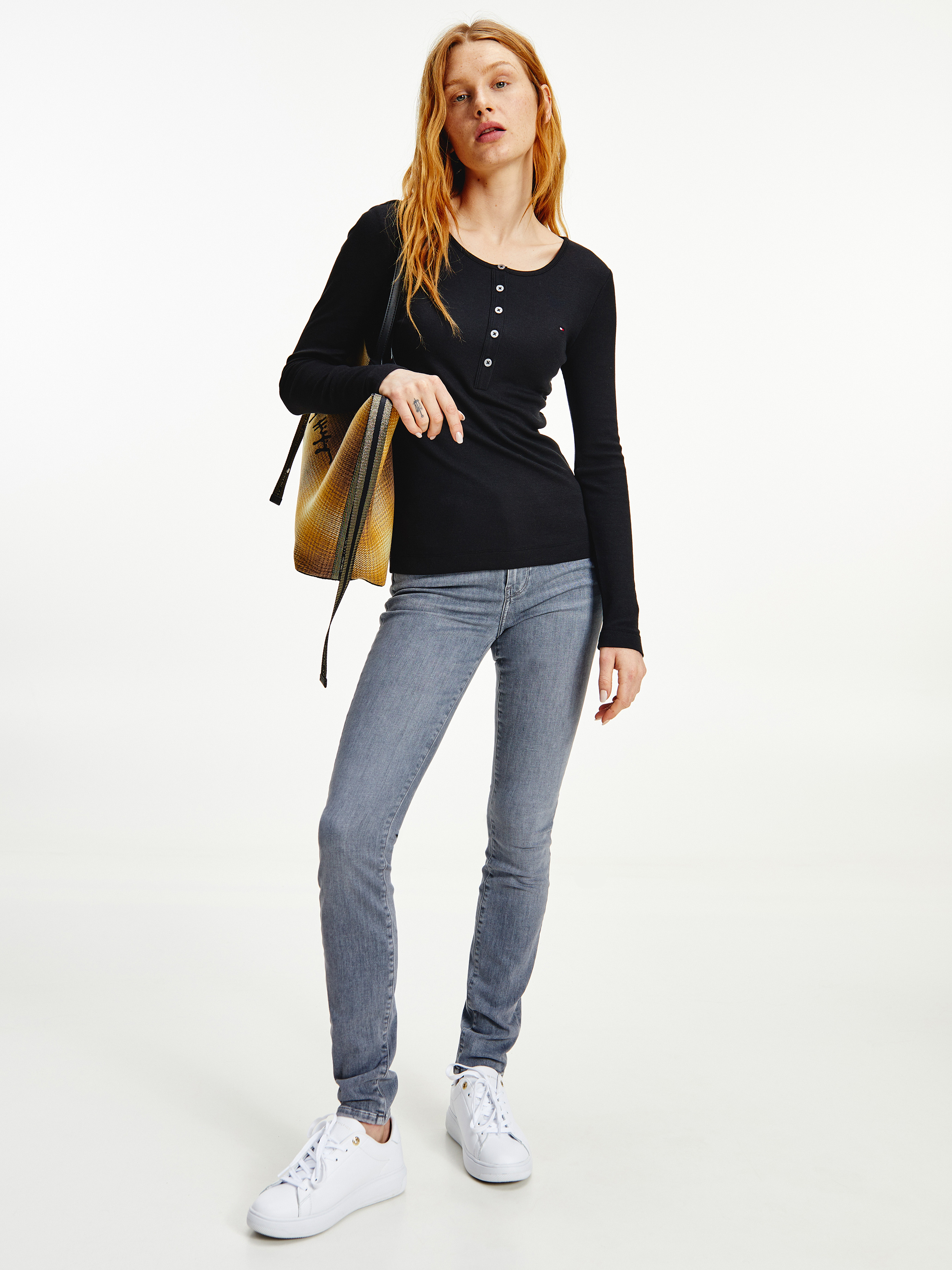 Henley Slim Long Sleeve T-Shirt | Tees 