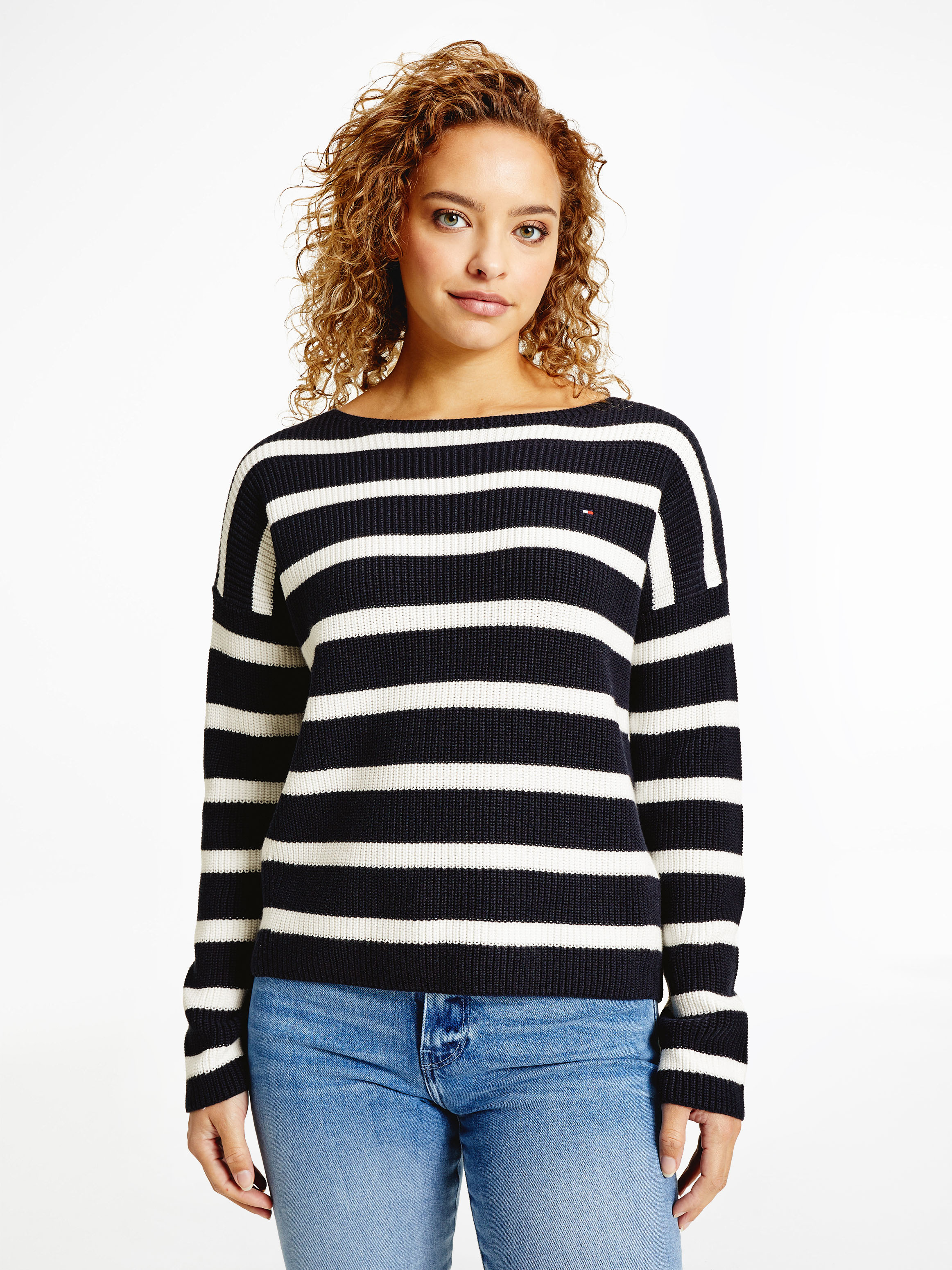 tommy hilfiger boat neck jumper