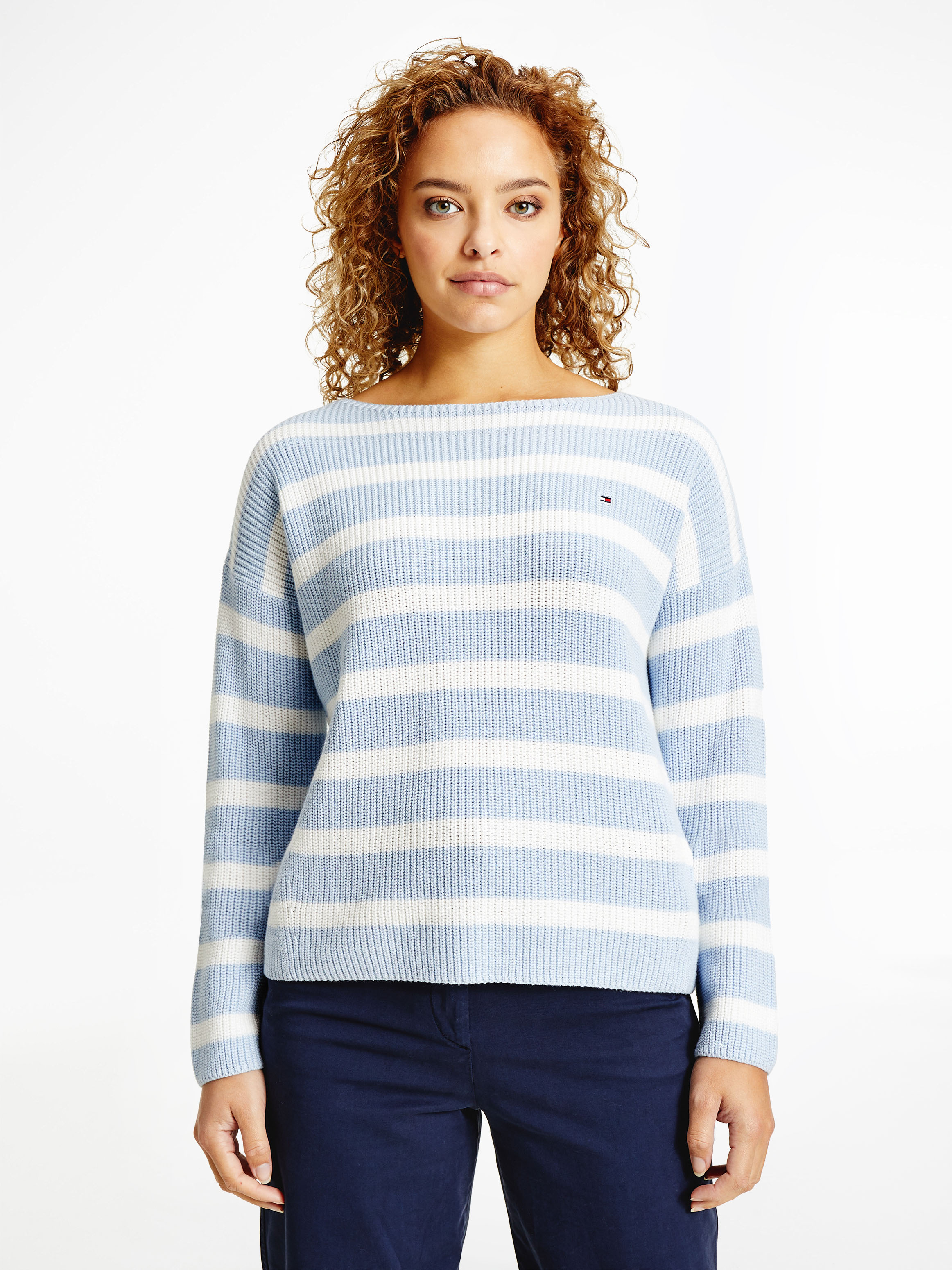 tommy hilfiger boat neck jumper