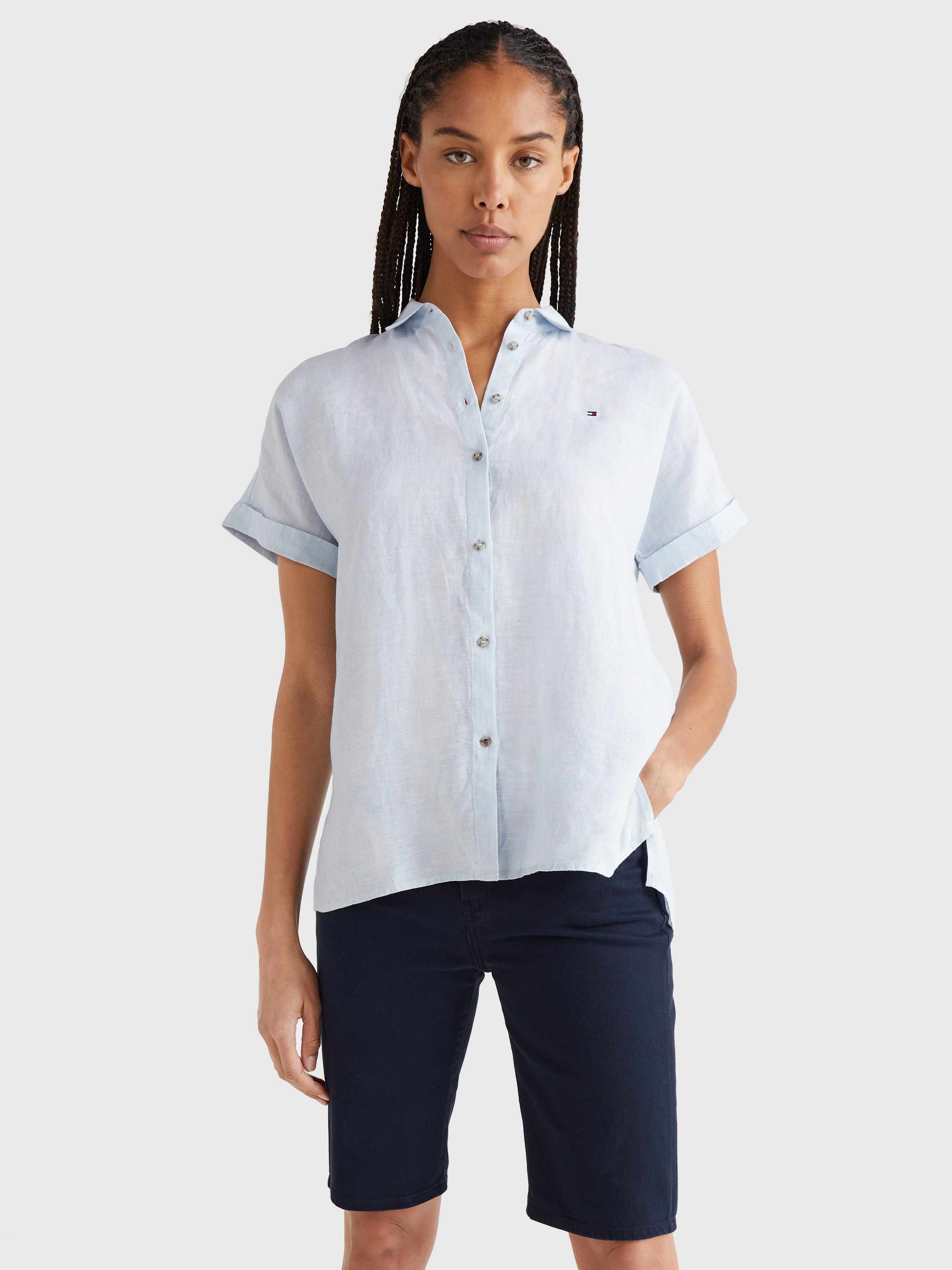 Tommy hilfiger short sleeve shirt best sale sale