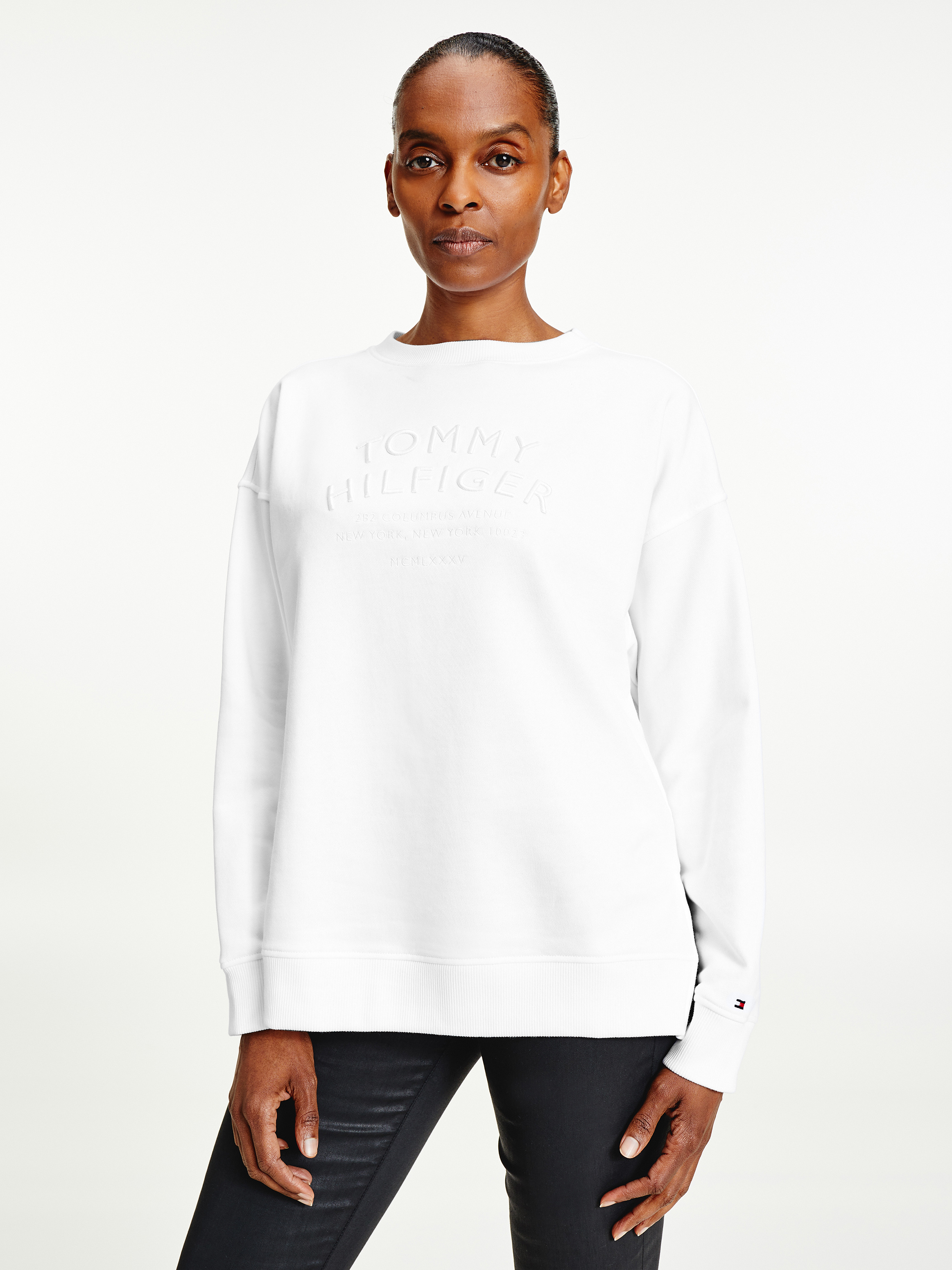 tommy hilfiger relaxed fit sweatshirt