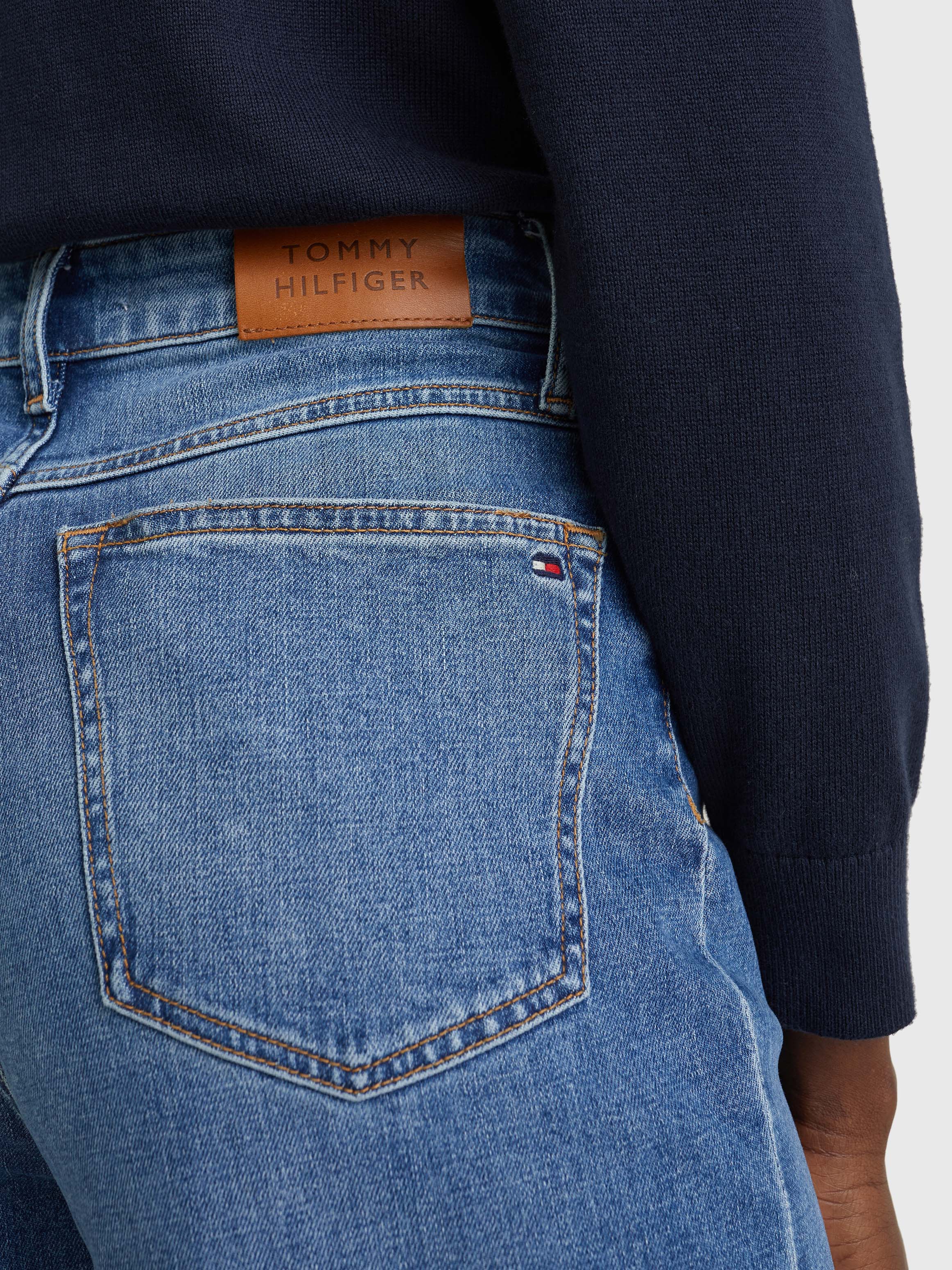 High Rise Balloon Bandana Belt Jeans | Jeans | Tommy Hilfiger