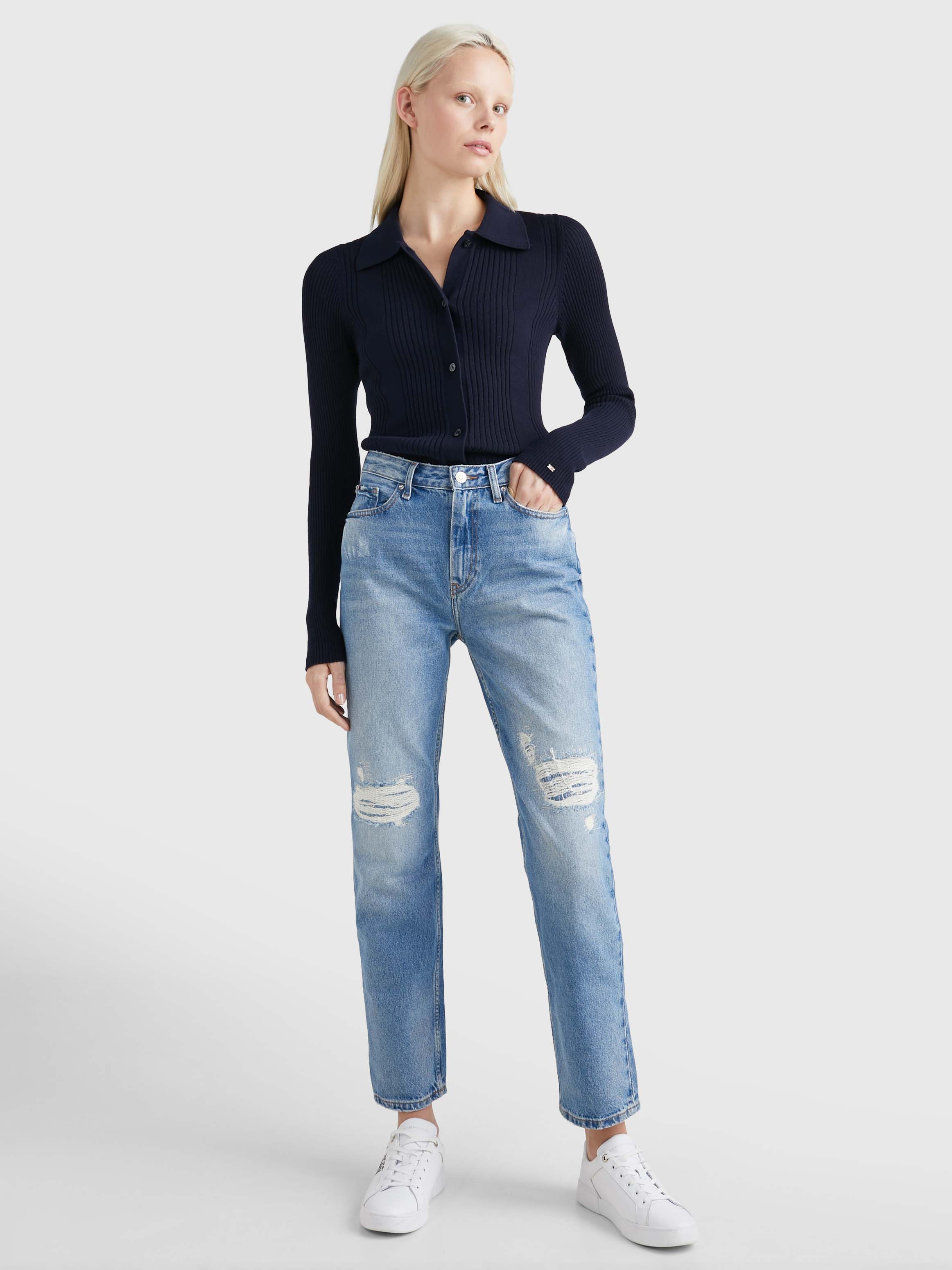 Tommy hilfiger deals letter jeans