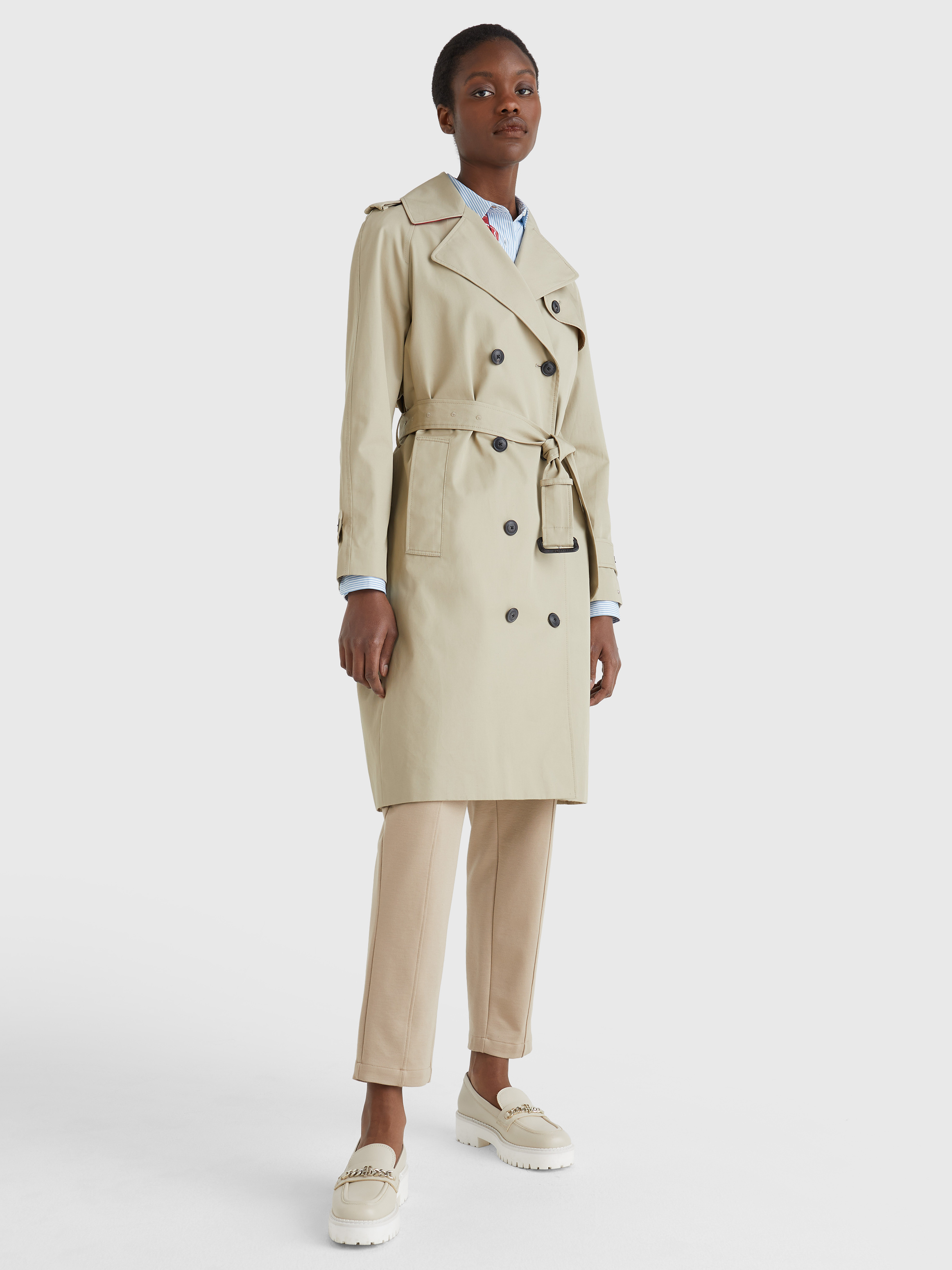 tommy hilfiger long coats womens