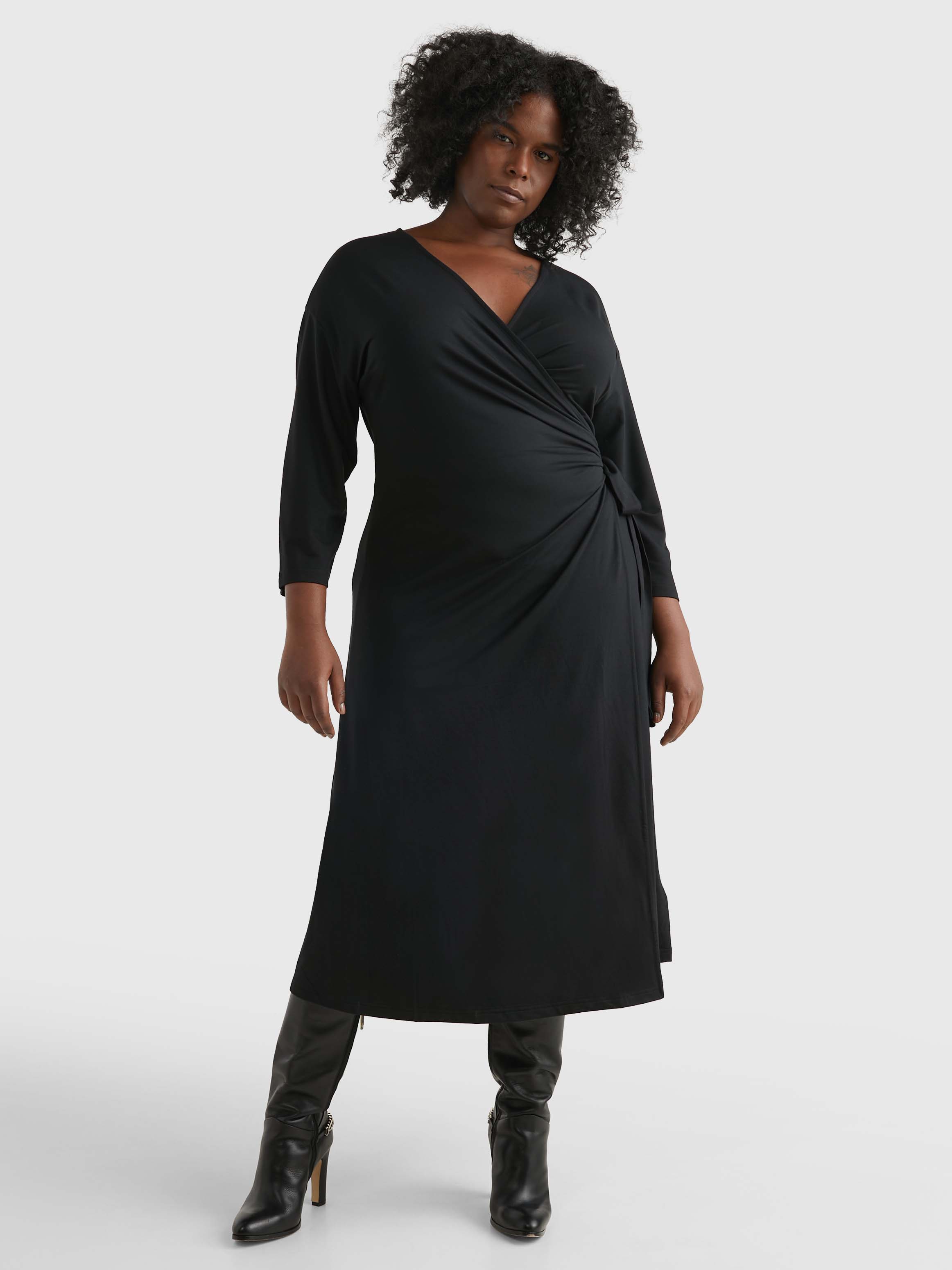 Curve sale wrap dress