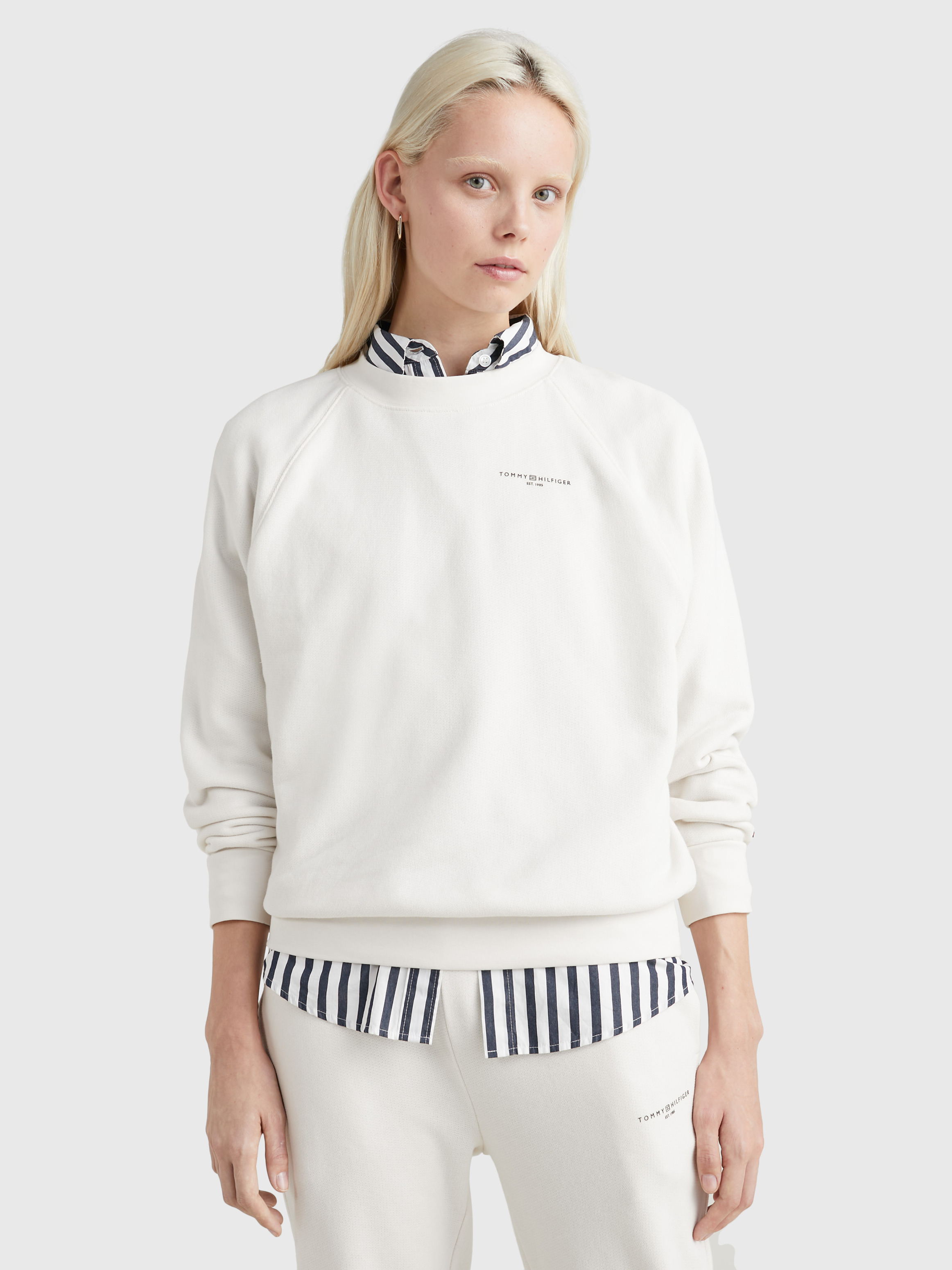 Tommy hilfiger on sale relaxed fit sweatshirt