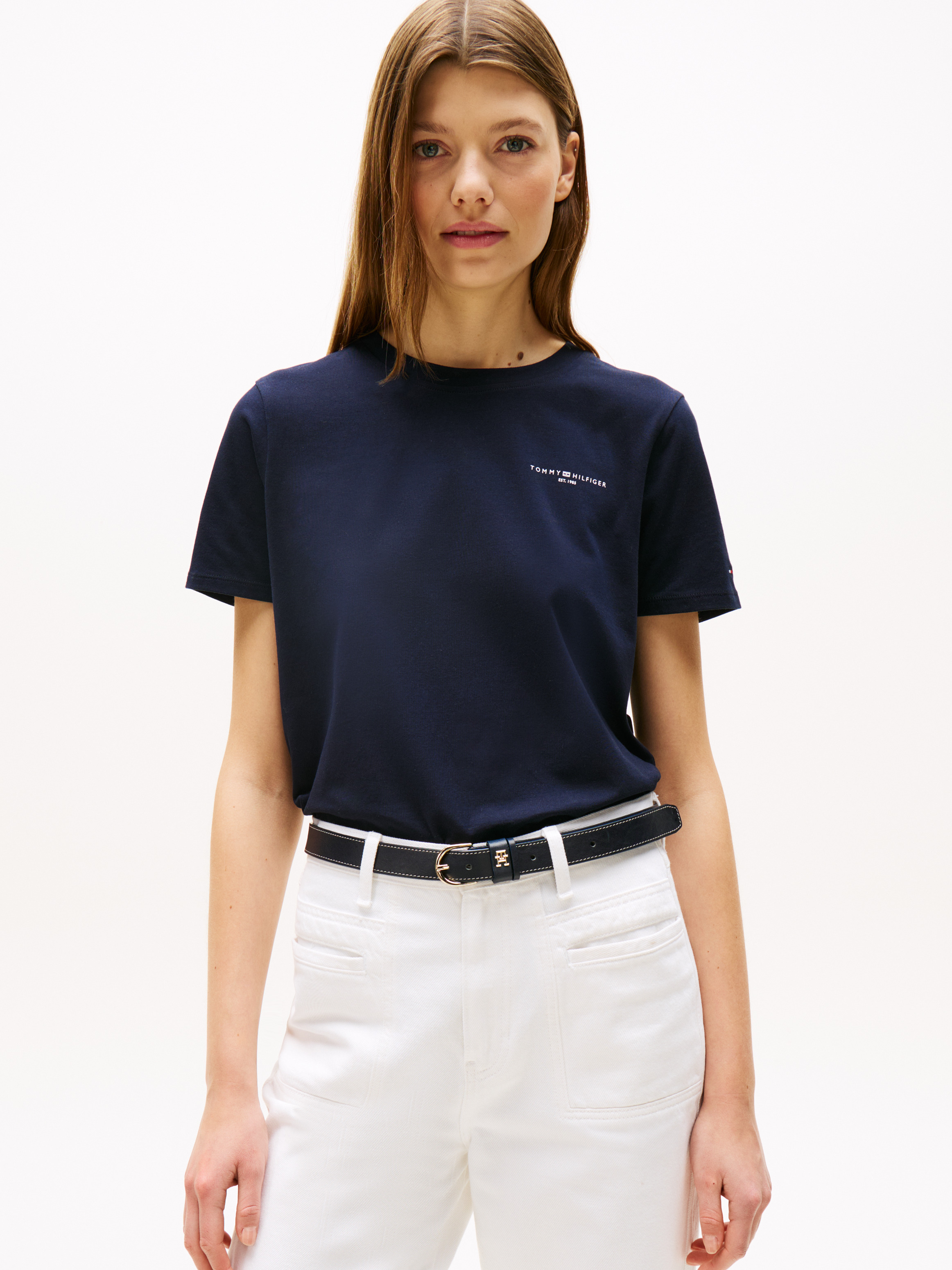Slim Essential Rib Tee |T-Shirts | Tommy Jeans
