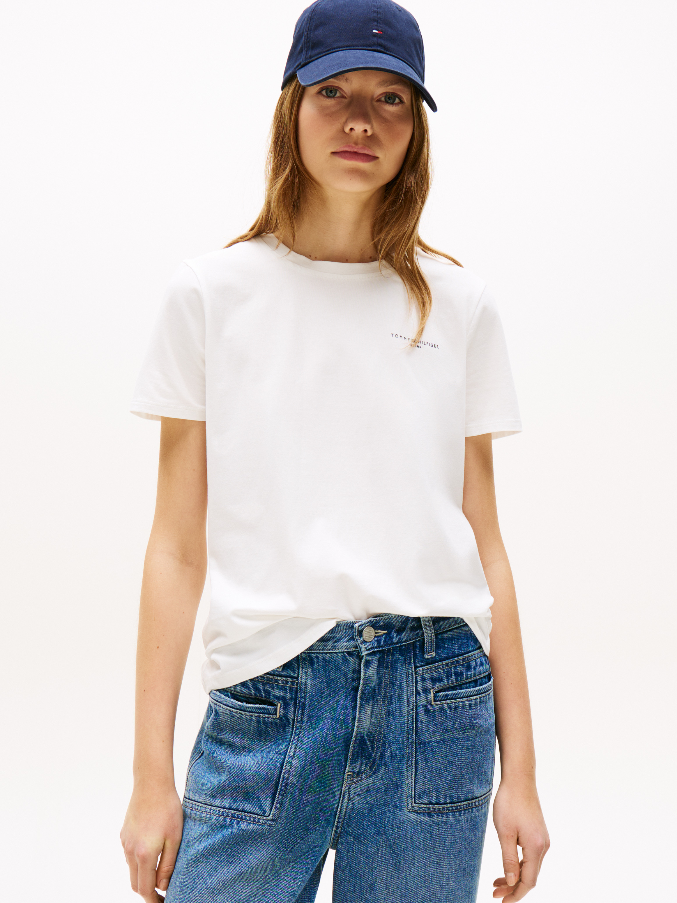 Tシャツ・カットソー GUEST IN RESIDENCE FW25 T-shirts (W28710JL BTR) Embroidery Logo within Face Outline T-shirt – #FR2