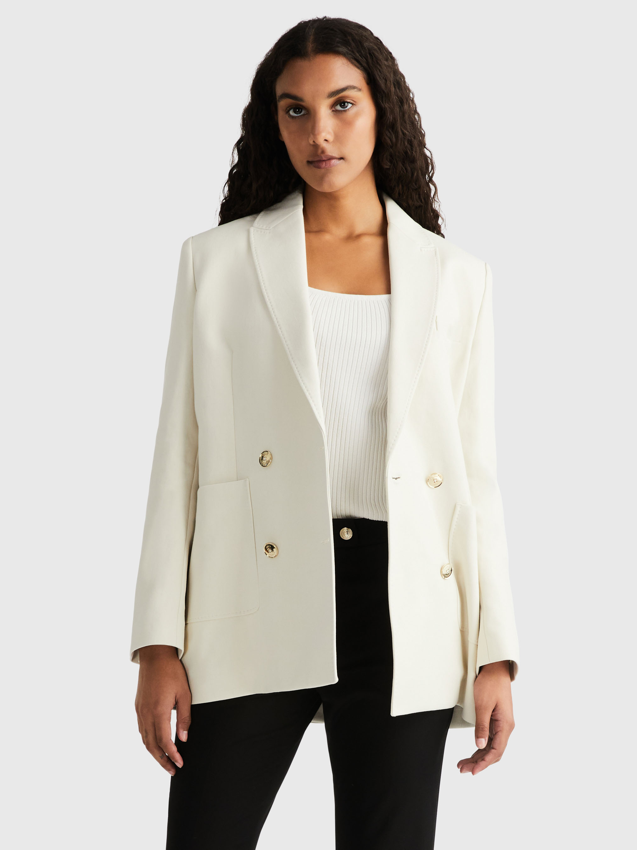 Double breasted blazer clearance casual