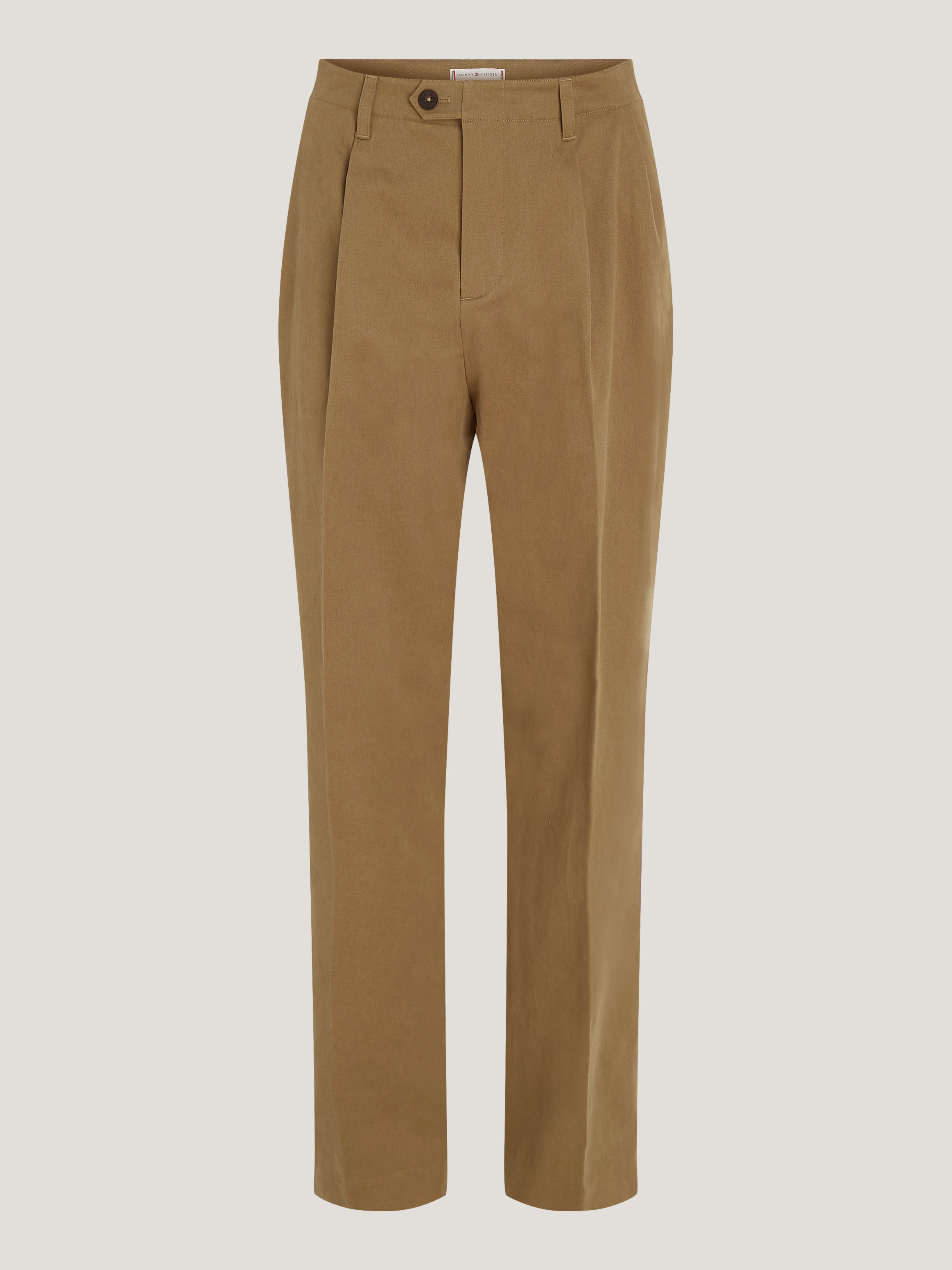 Relaxed Straight Leg Pleated Chinos | Pants | Tommy Hilfiger