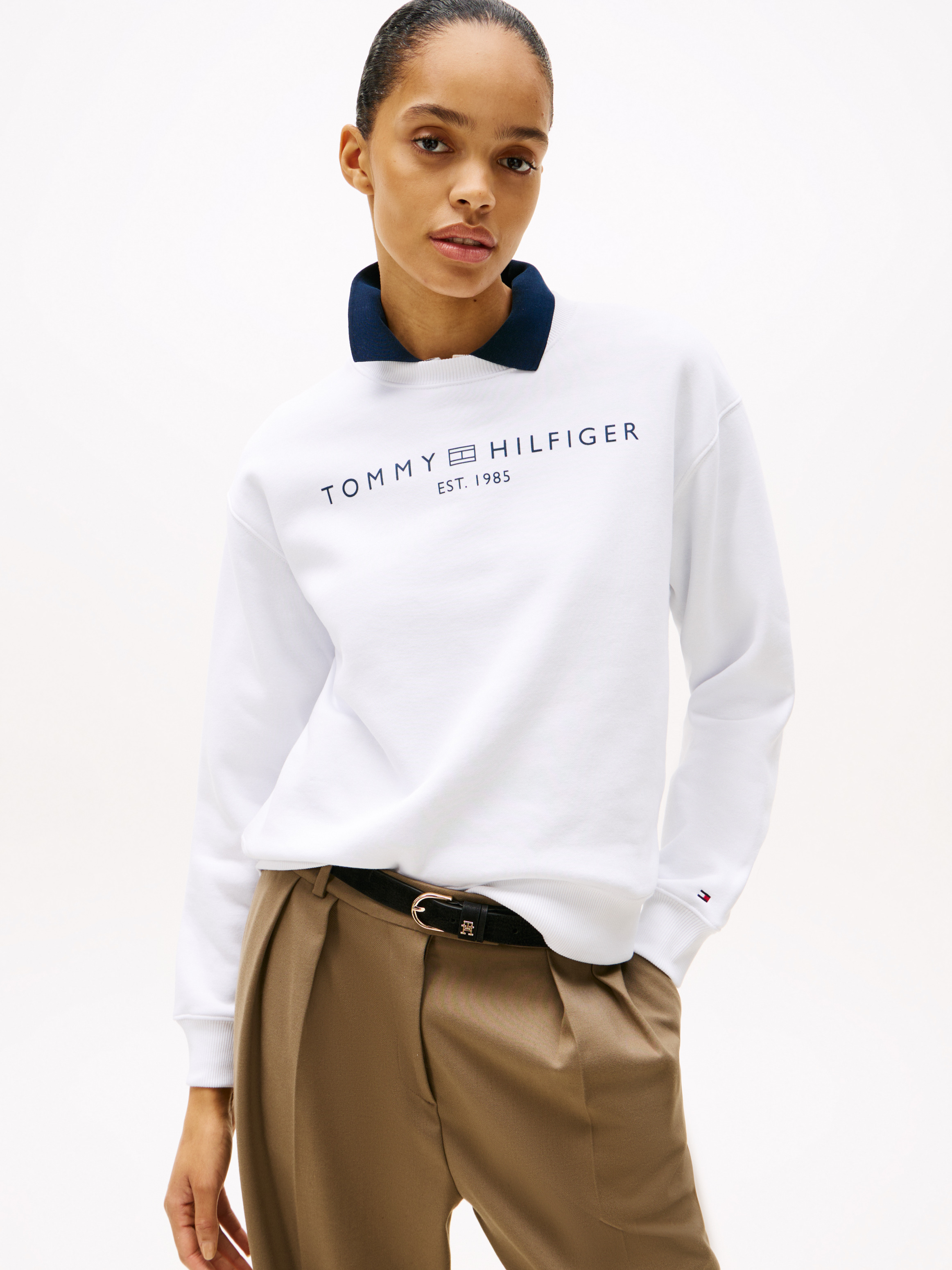 Chest Logo Crew Neck Sweatshirt | Sweatshirts & Hoodies