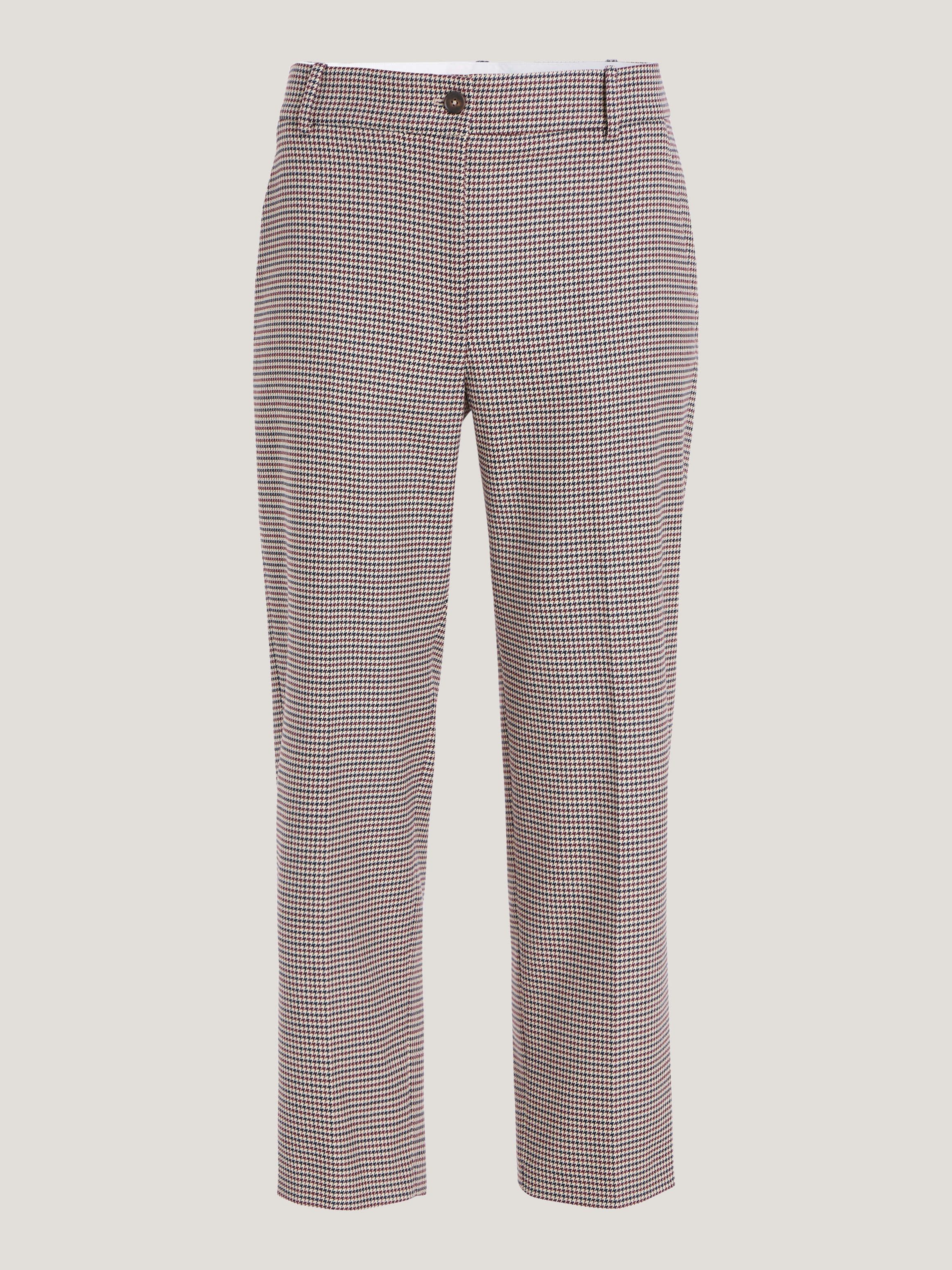 Check Straight Leg Trousers | Pants | Tommy Hilfiger