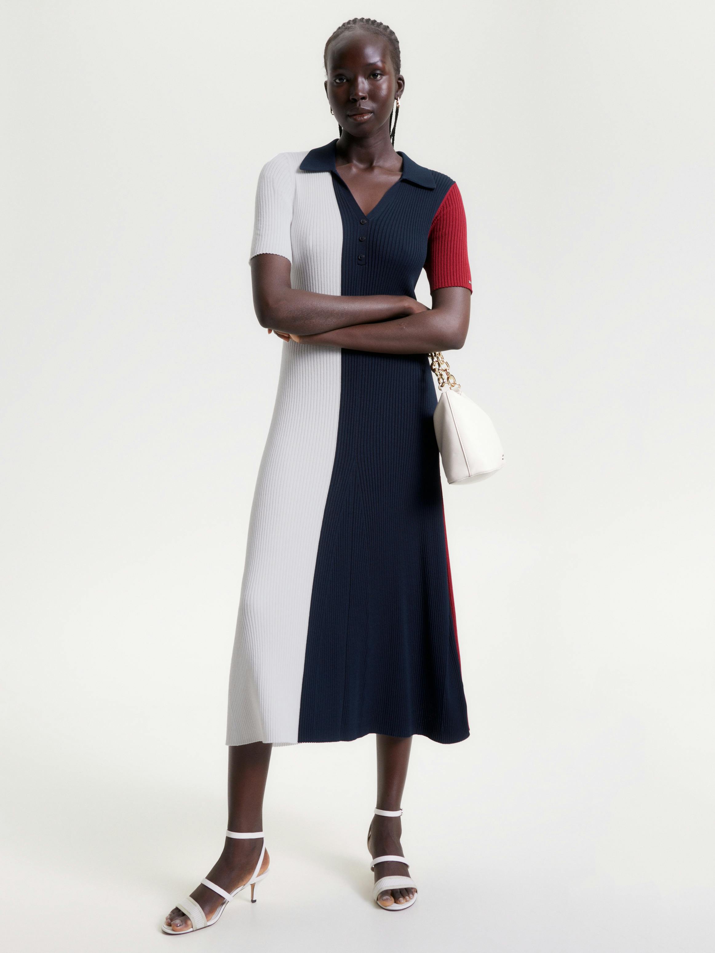 tommy hilfiger colour block dress