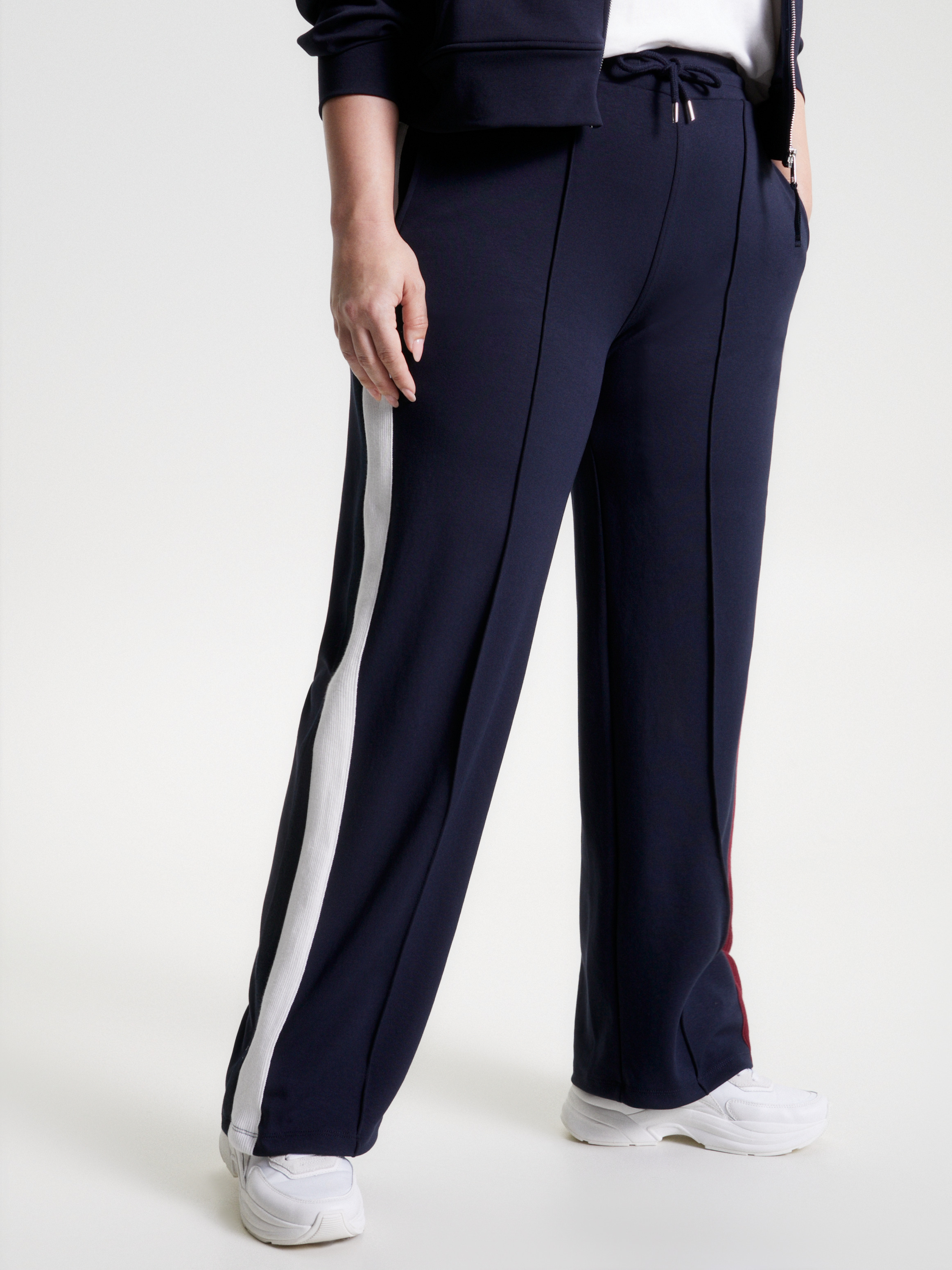 Curve Global Stripe Straight Fit Trousers